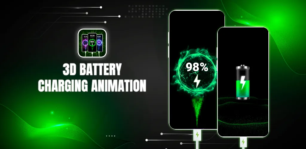 3D Battery Charging Animation | Indus Appstore | Screenshot
