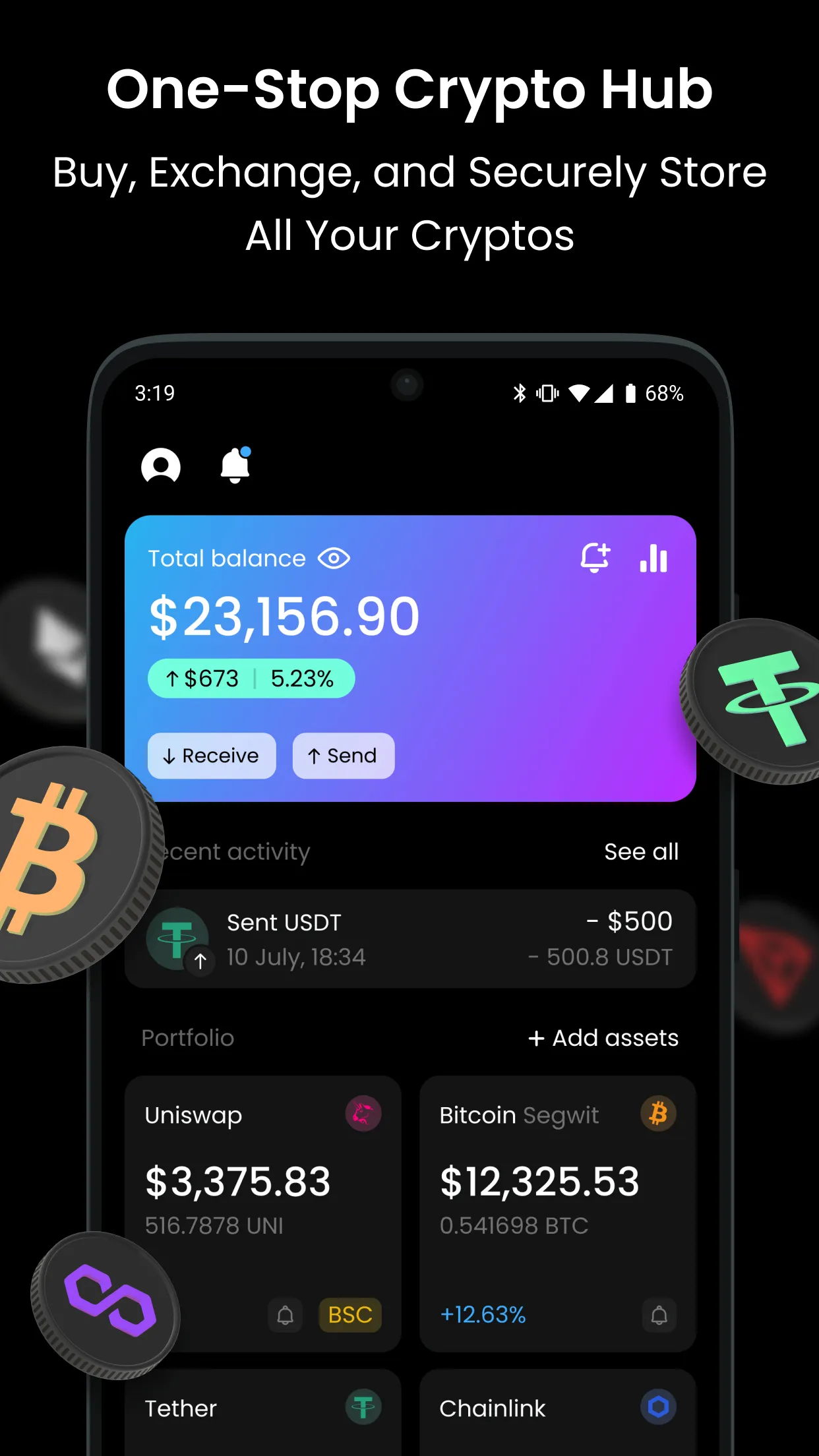 Noone Crypto Wallet | Indus Appstore | Screenshot