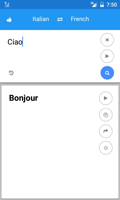 Italian French Translate | Indus Appstore | Screenshot