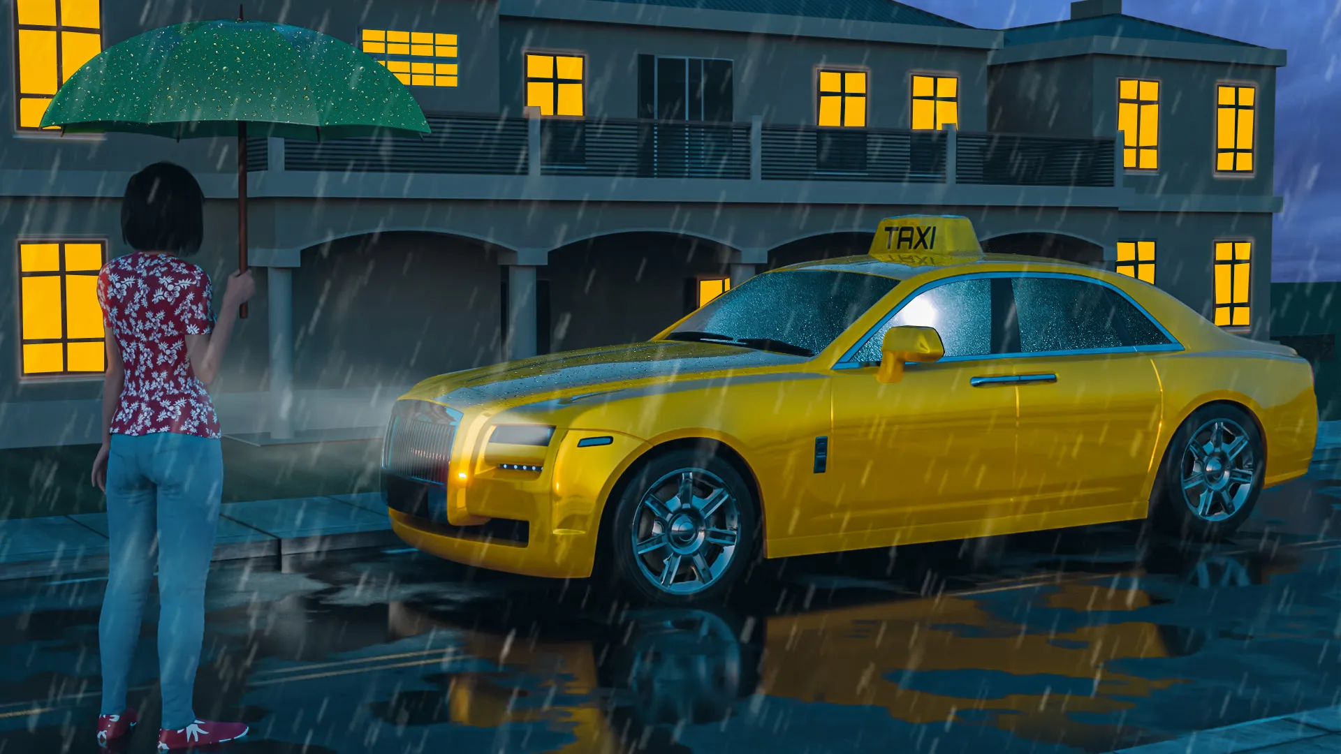 USA City Taxi Driver Mania Fun | Indus Appstore | Screenshot