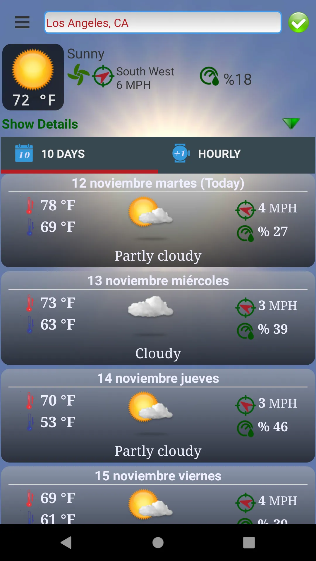 Turkey's Weather | Indus Appstore | Screenshot