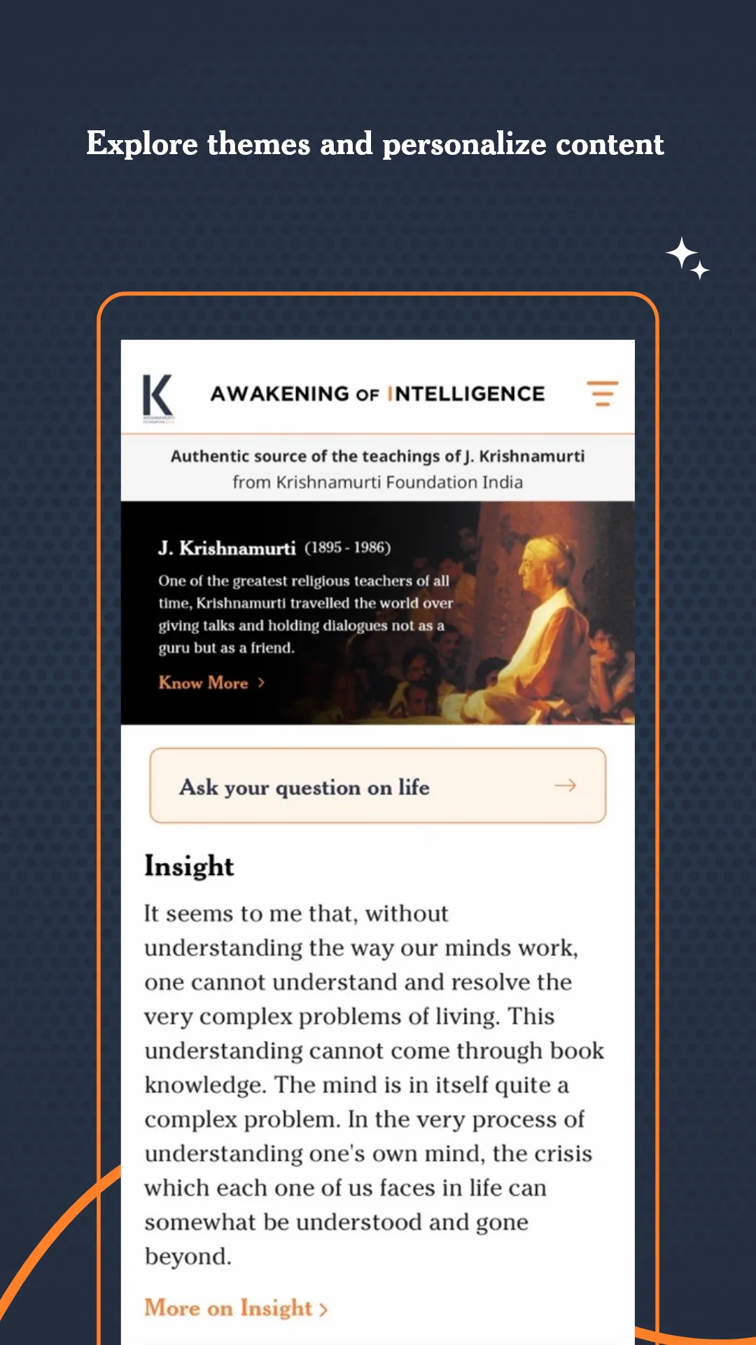 Awakening of intelligence | Indus Appstore | Screenshot