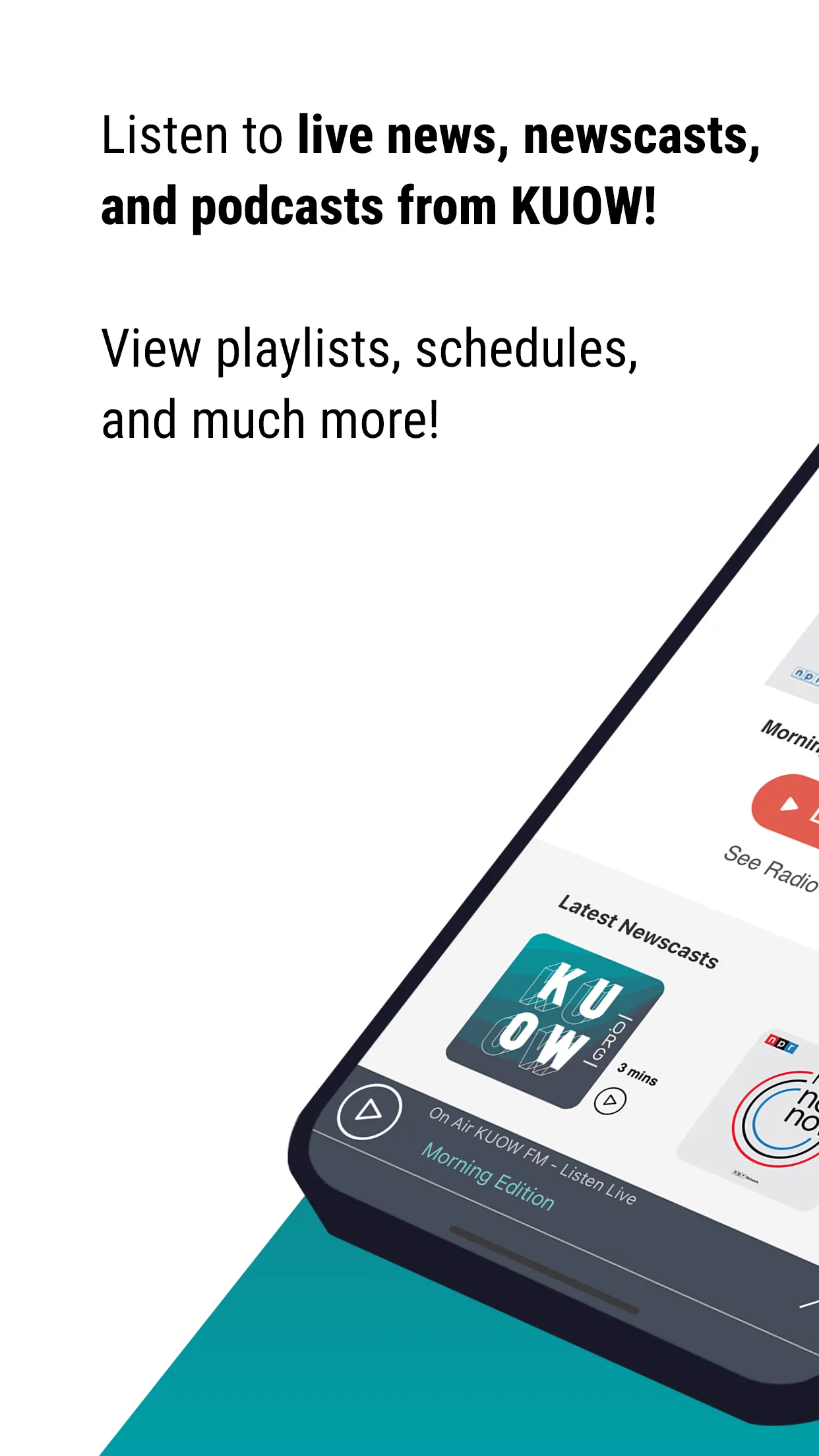 KUOW Puget Sound Public Radio | Indus Appstore | Screenshot