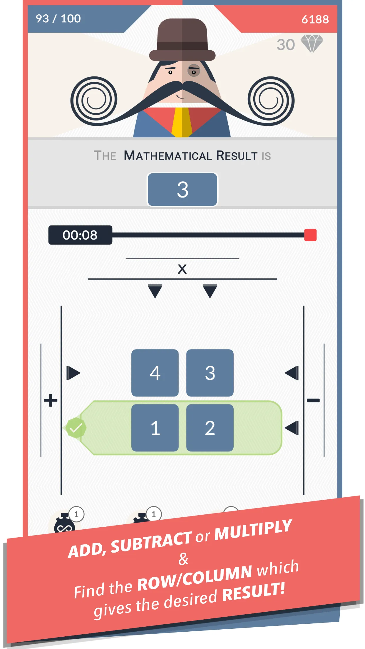 Mr. Mustachio : #100 Rounds | Indus Appstore | Screenshot