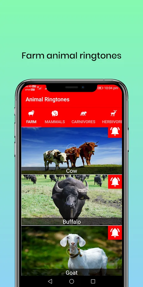 150 Animal Ringtones | Indus Appstore | Screenshot