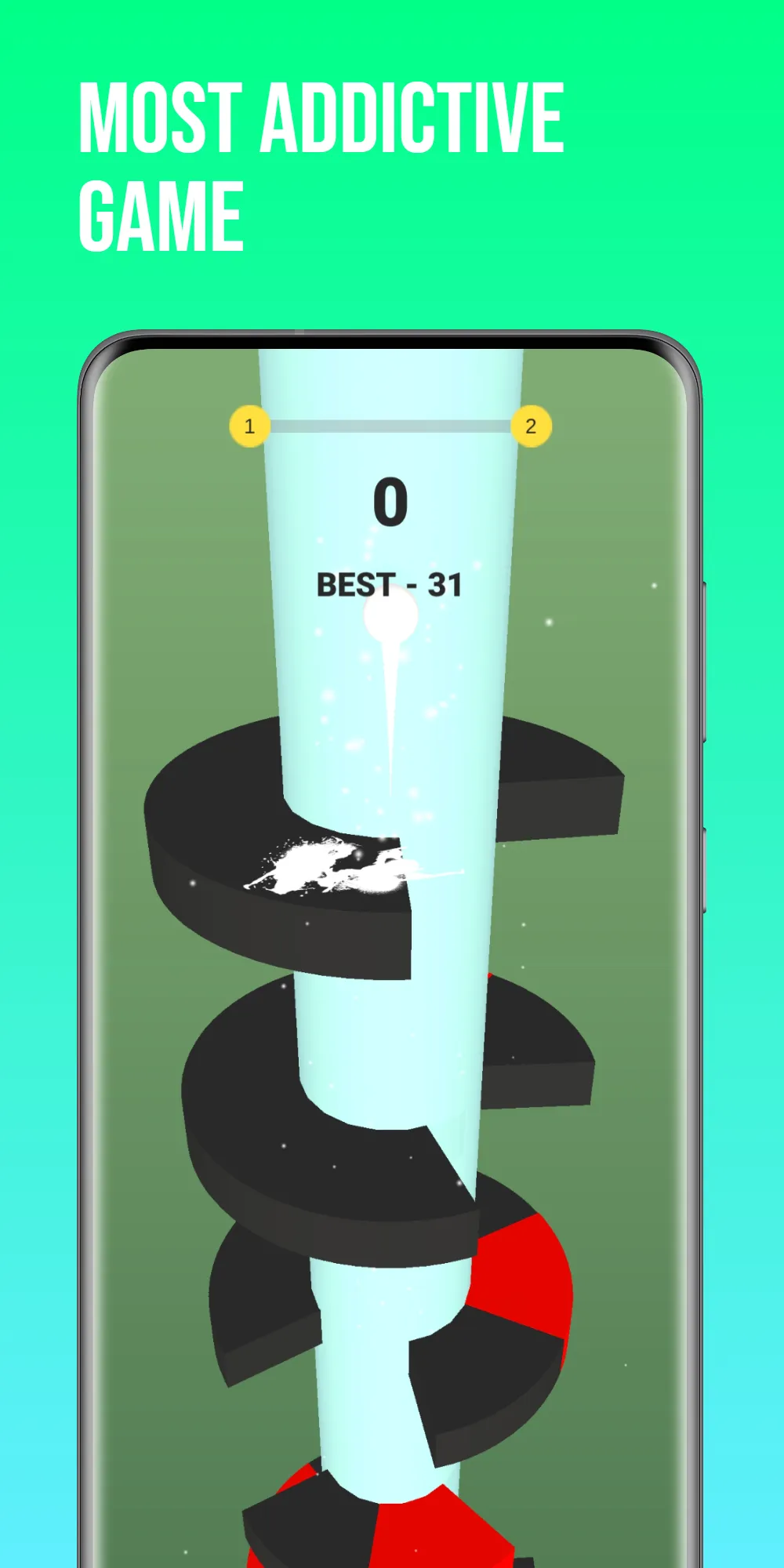 Spiral Stack Jump And Fall Bal | Indus Appstore | Screenshot