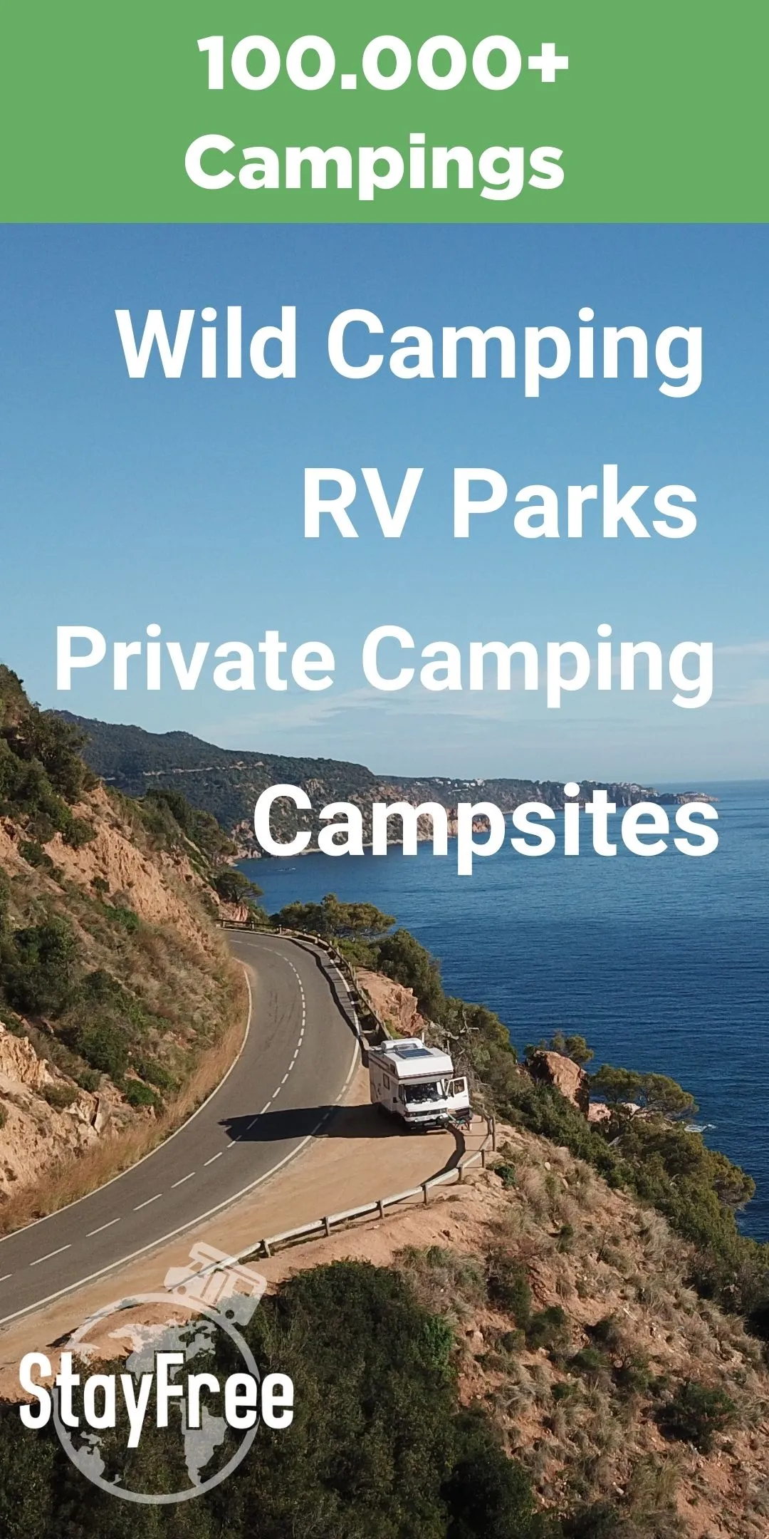 StayFree Vanlife Camping Sites | Indus Appstore | Screenshot