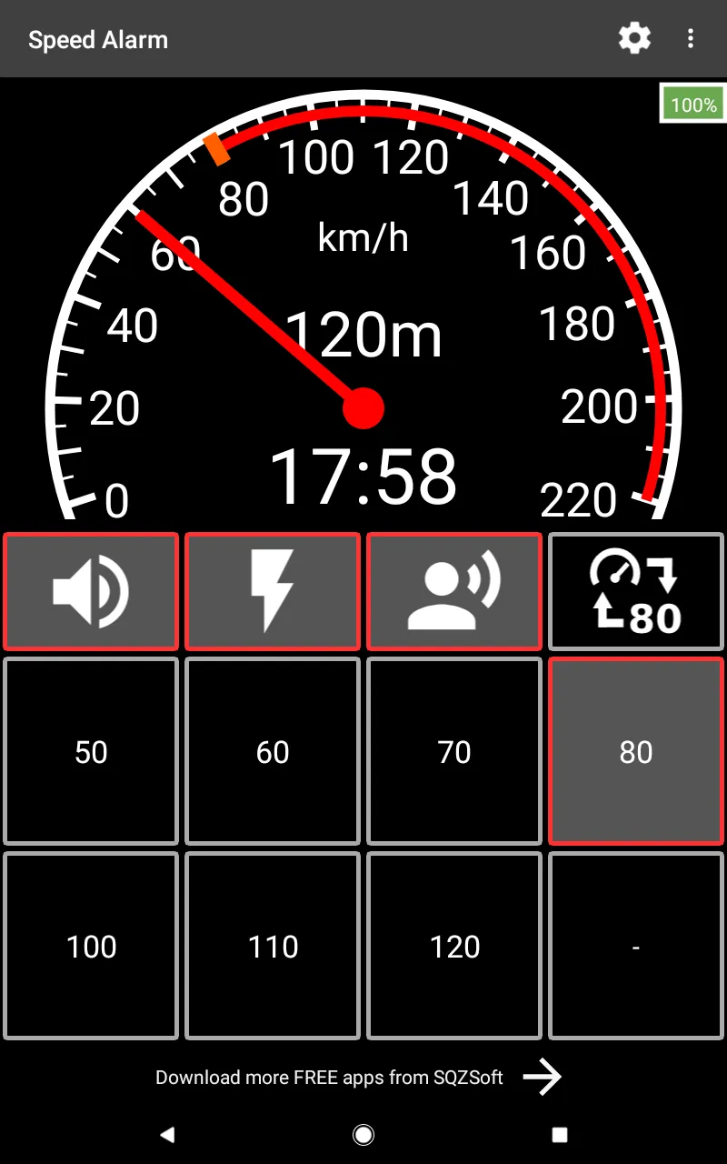 Speed Alarm | Indus Appstore | Screenshot