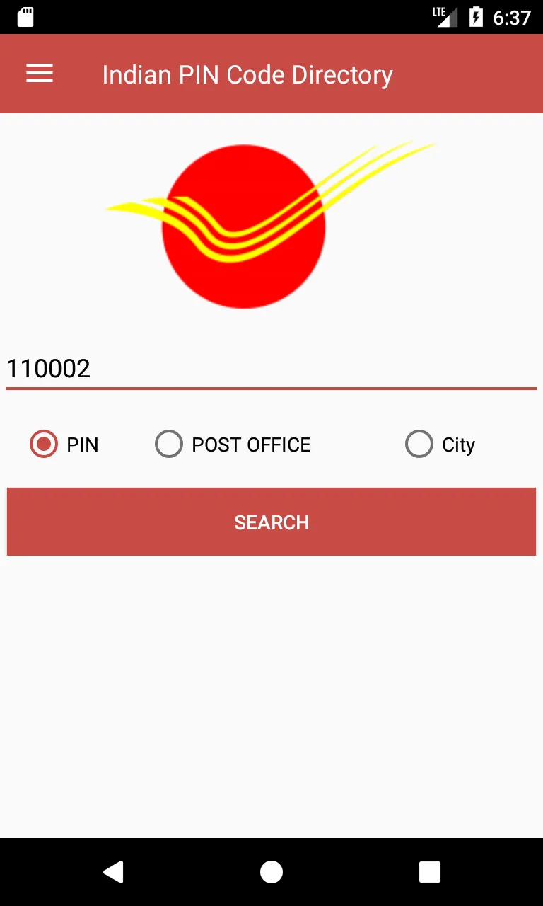 Indian PIN Code Directory | Indus Appstore | Screenshot