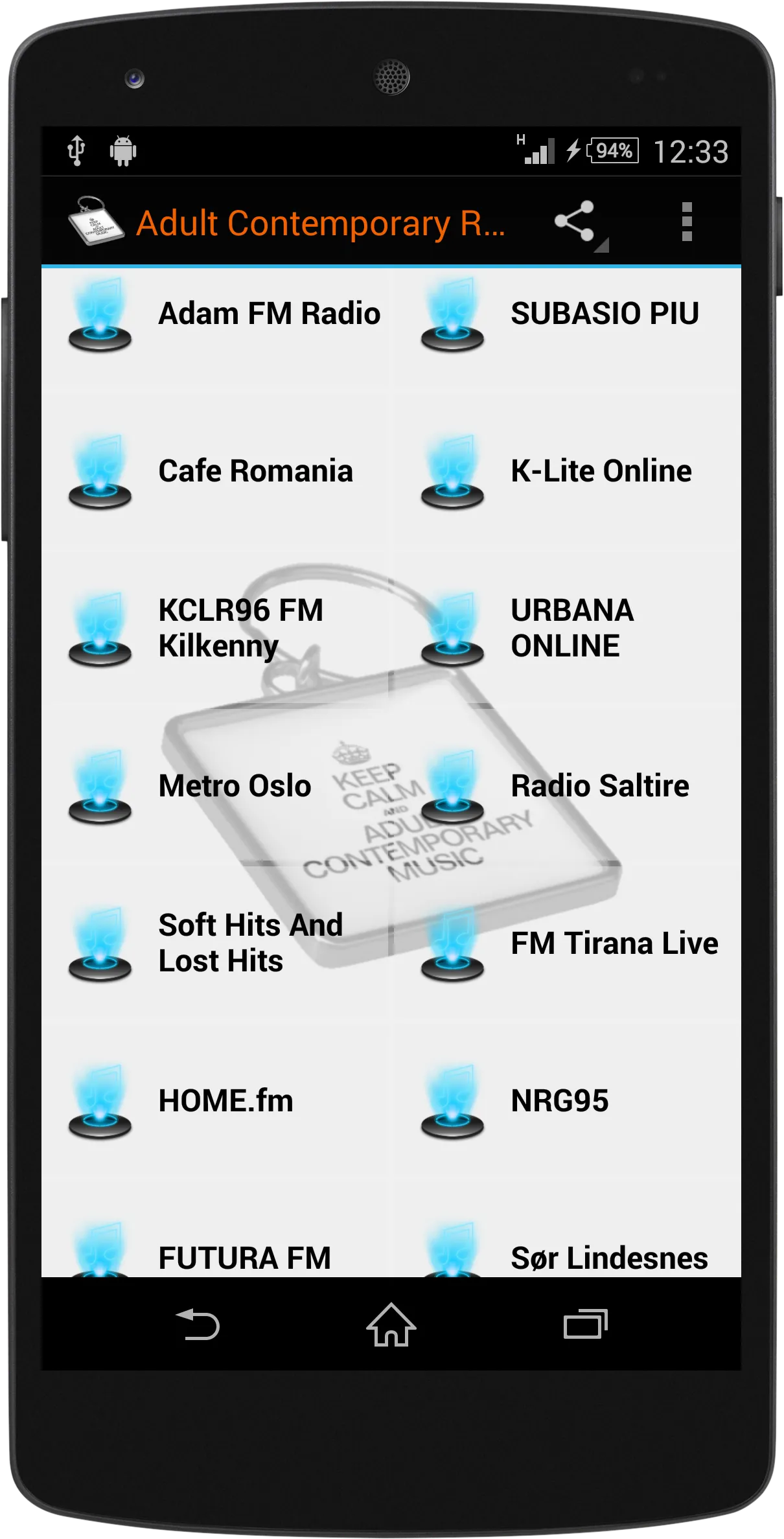 Adult Contemporary RADIO | Indus Appstore | Screenshot