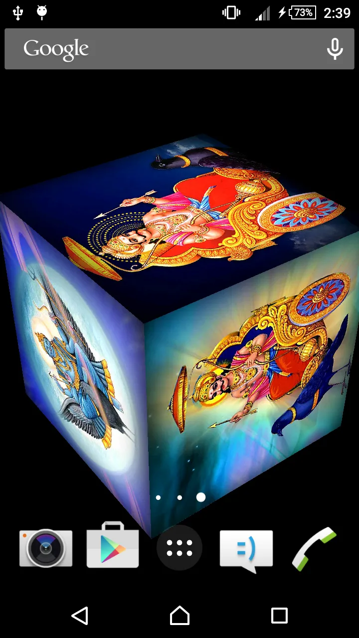 Shani Dev Cube Live Wallpaper | Indus Appstore | Screenshot