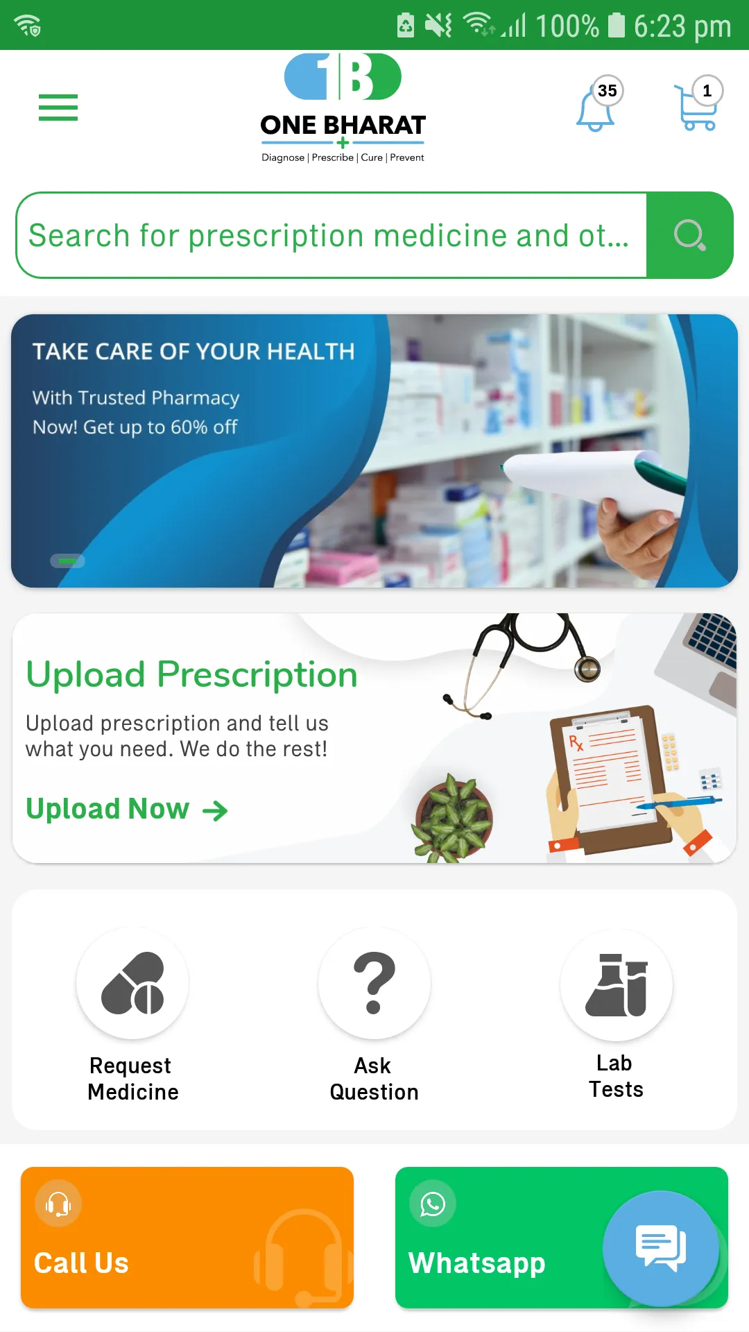 One Bharat Pharmacy | Indus Appstore | Screenshot