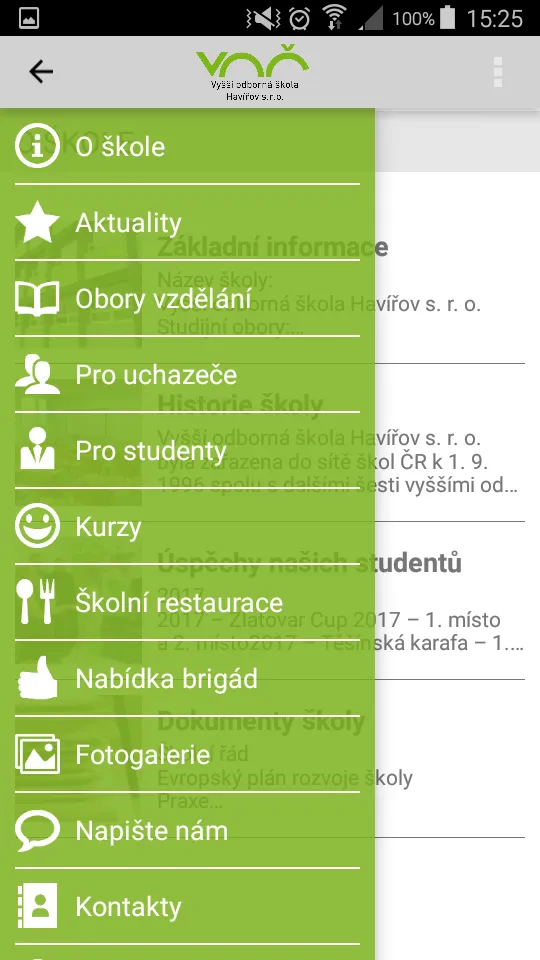 Vyšší odborná škola Havířov | Indus Appstore | Screenshot