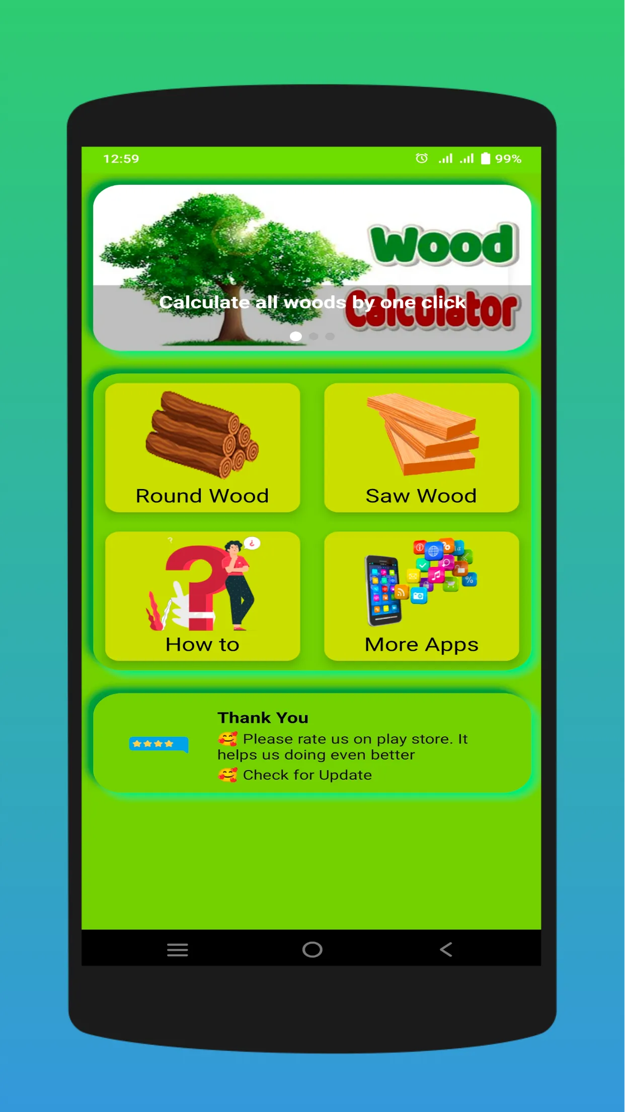 Wood Calculator | Indus Appstore | Screenshot