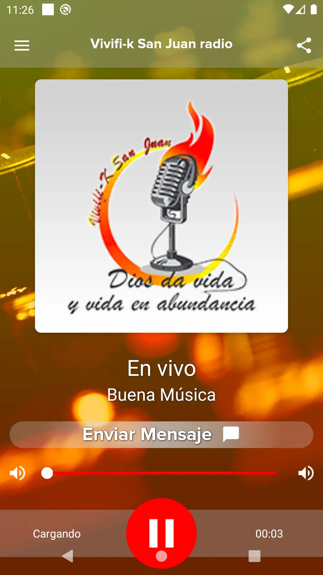 Vivifi-k San Juan radio | Indus Appstore | Screenshot