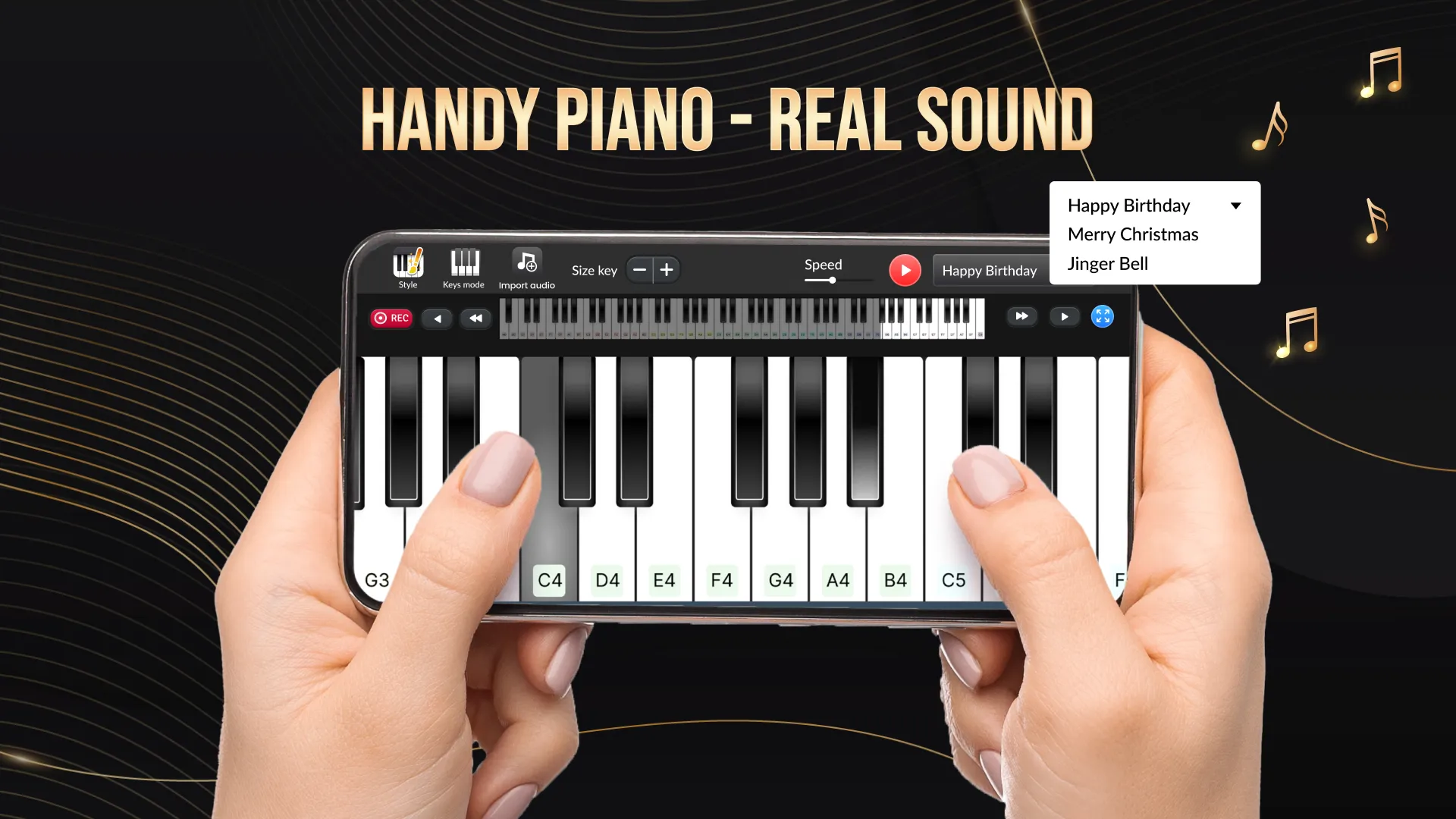 Learn Piano - Real Keyboard | Indus Appstore | Screenshot