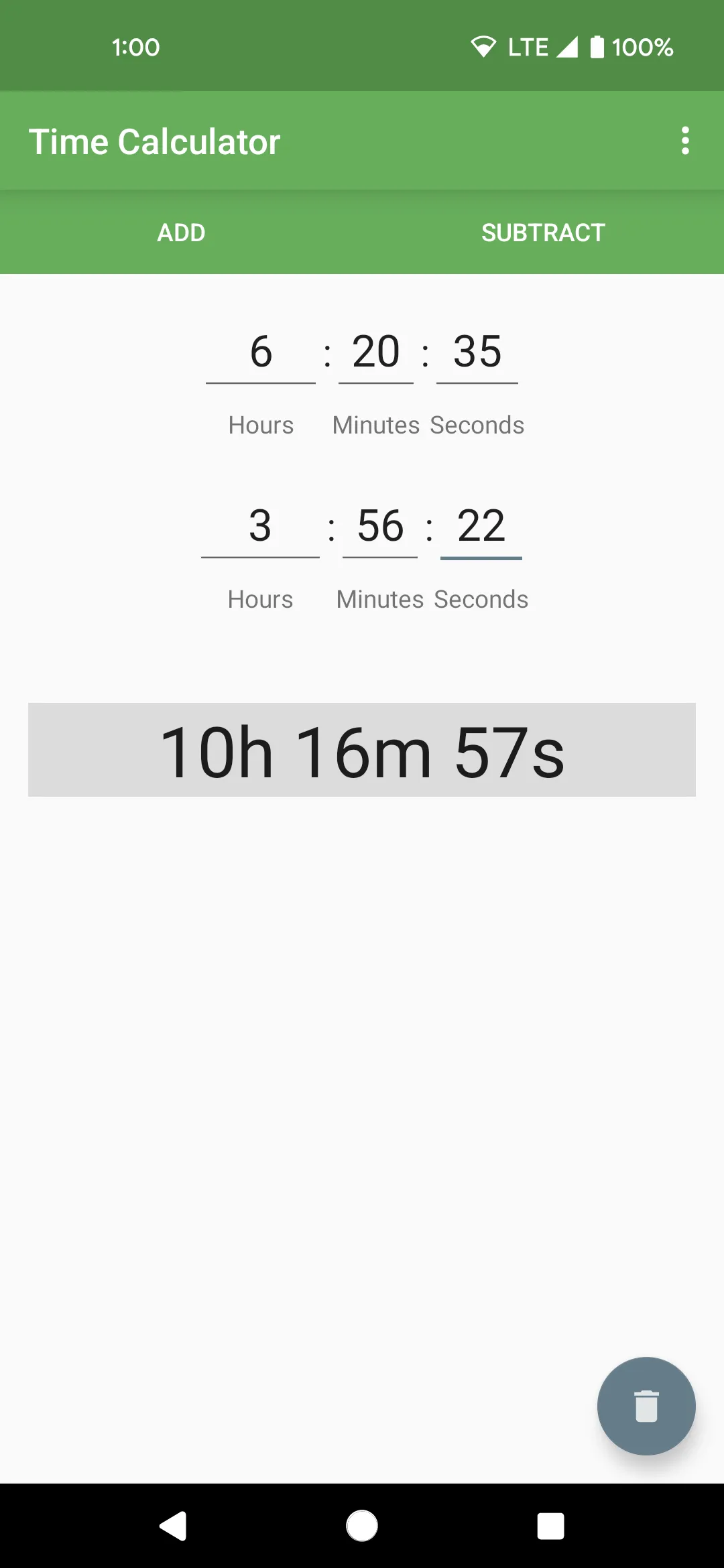 Time Calculator | Indus Appstore | Screenshot