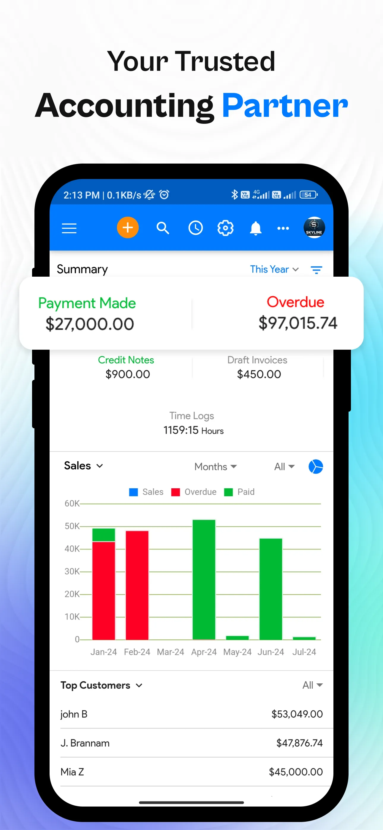 Accounting App - Moon Books | Indus Appstore | Screenshot