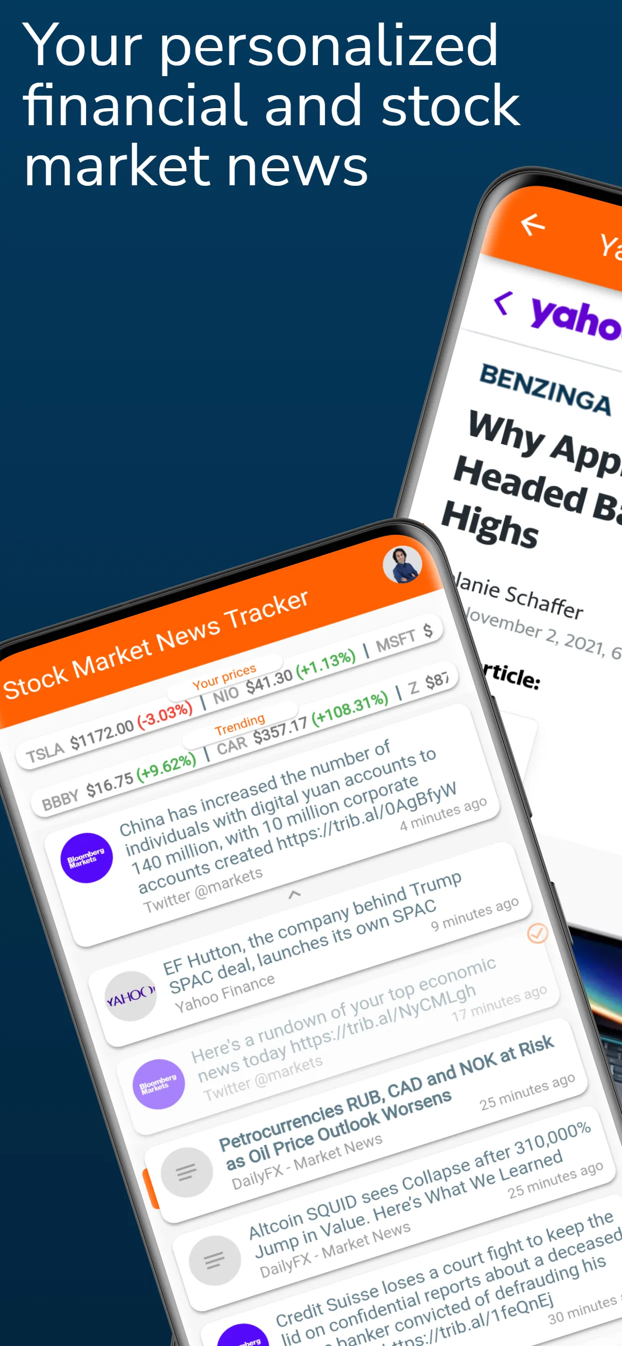 Stock market news tracker | Indus Appstore | Screenshot