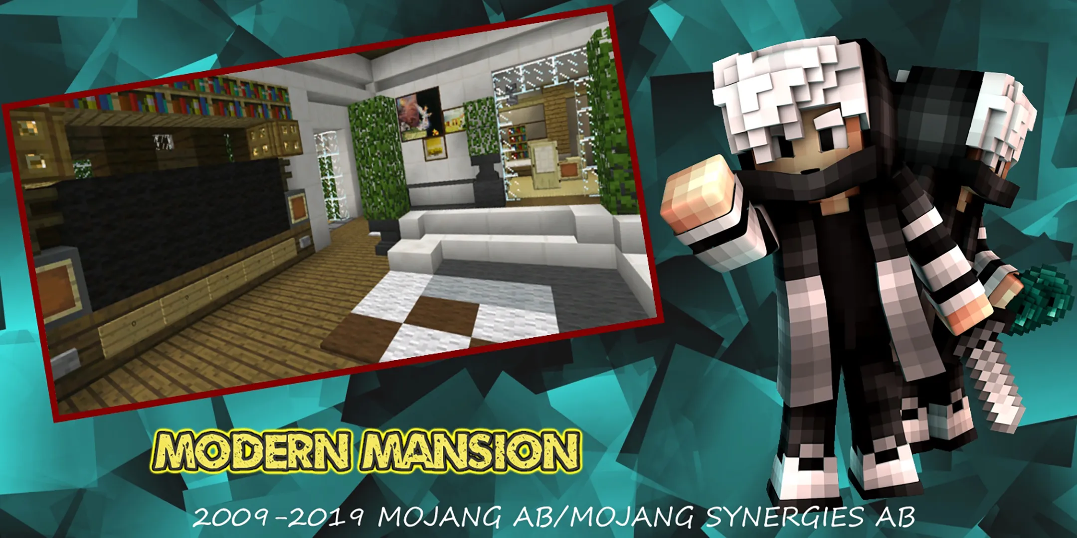 Map Modern Mansion: MCPE House | Indus Appstore | Screenshot