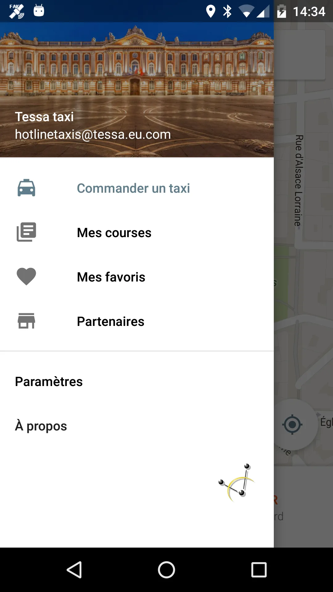 Taxi Toulouse | Indus Appstore | Screenshot