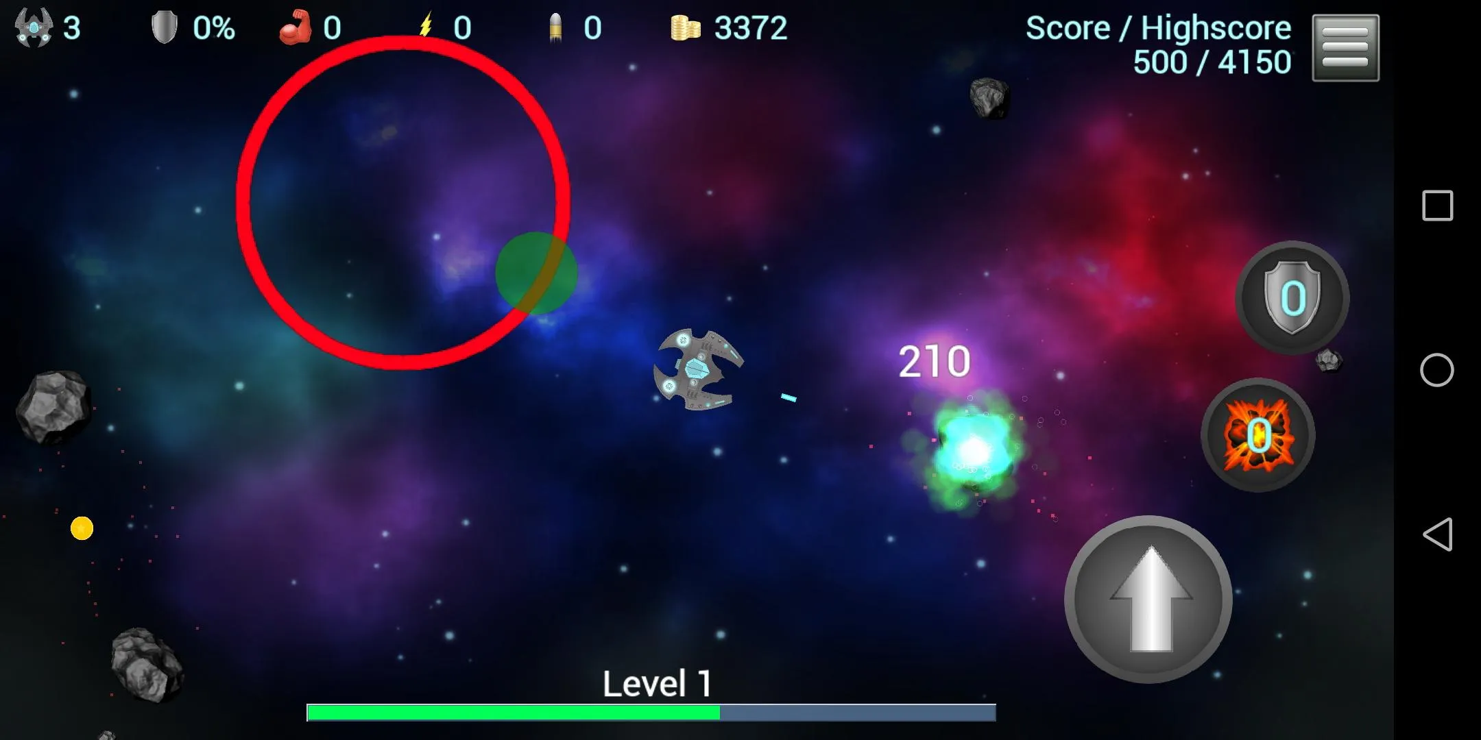 Asteroid Shooter | Indus Appstore | Screenshot