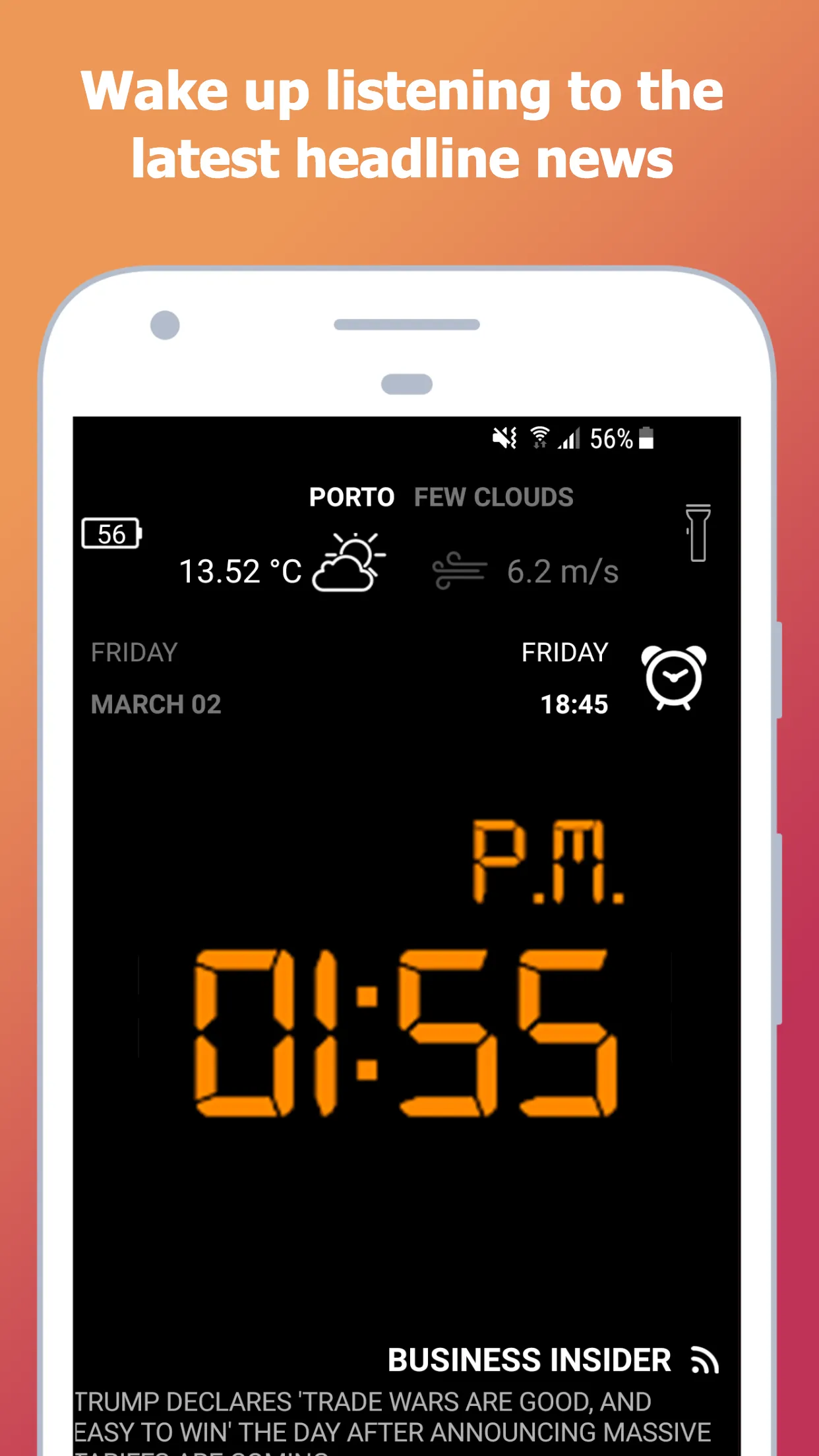 myAlarm Clock - News and Radio | Indus Appstore | Screenshot