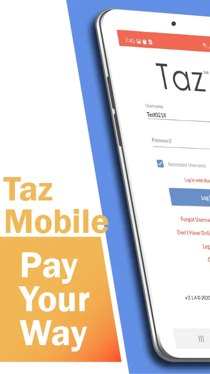 Taz Visa Mobile | Indus Appstore | Screenshot