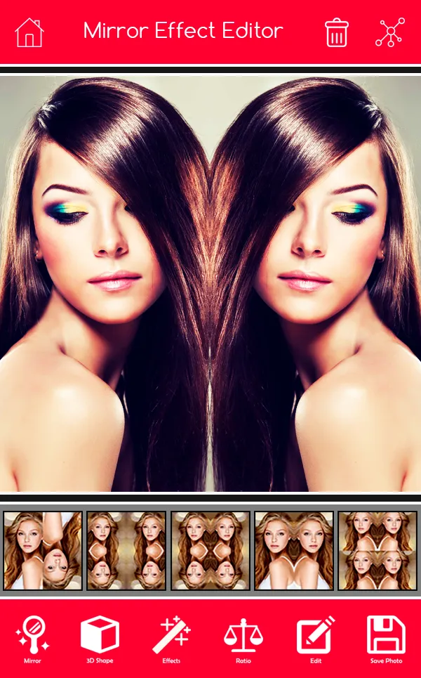 3D Mirror Photo Collage Editor | Indus Appstore | Screenshot