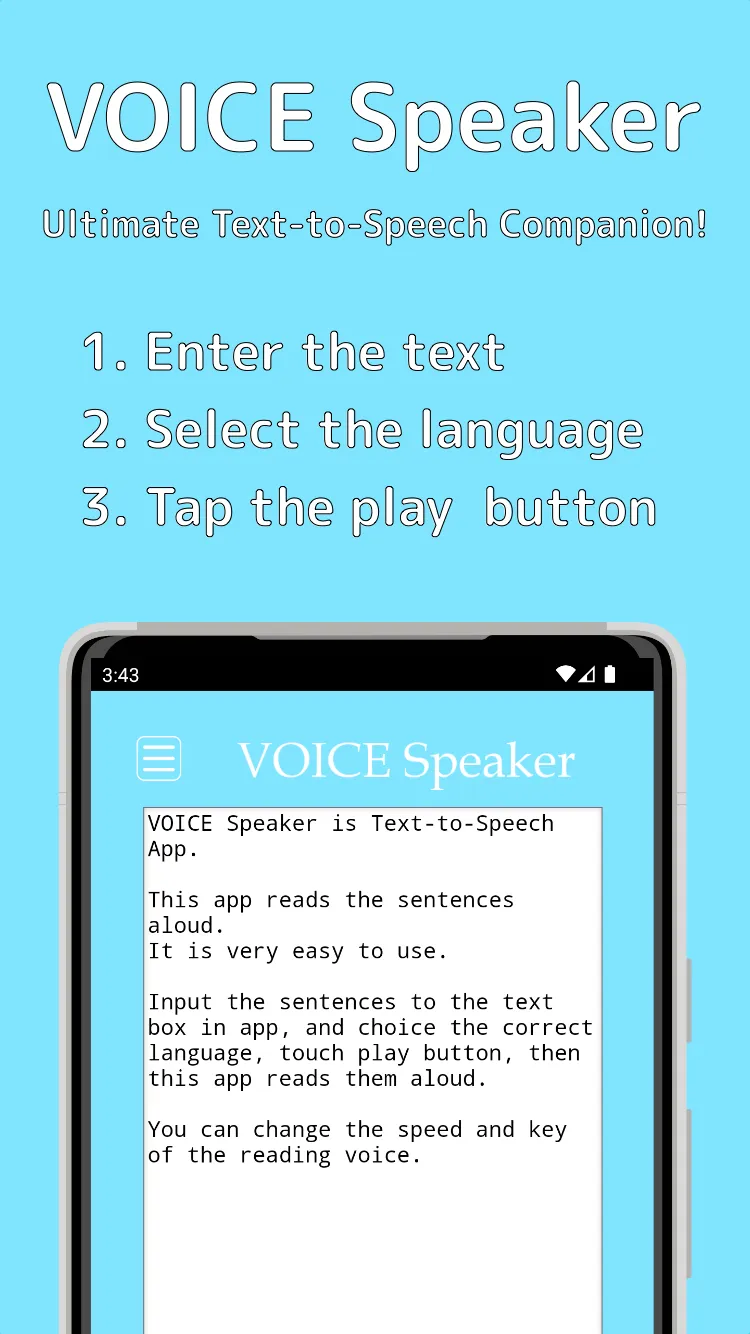 VOICE Speaker | Indus Appstore | Screenshot