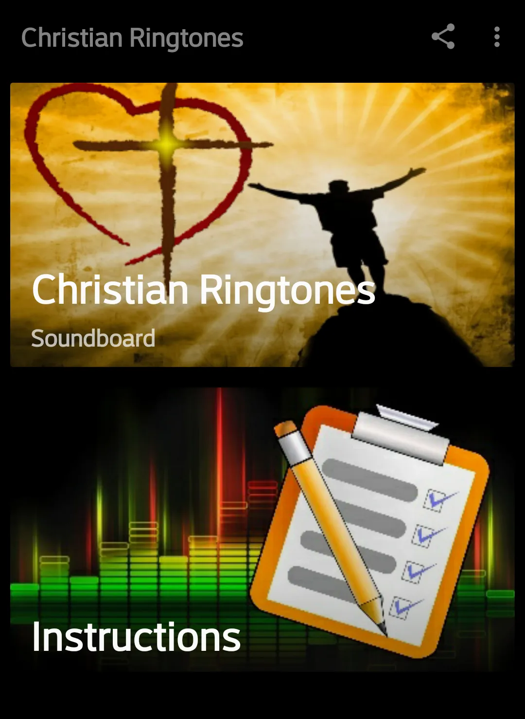 Christian Ringtones | Indus Appstore | Screenshot