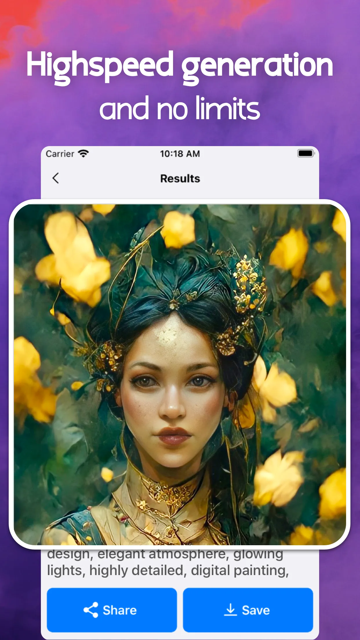 AI Generated Art Generator | Indus Appstore | Screenshot