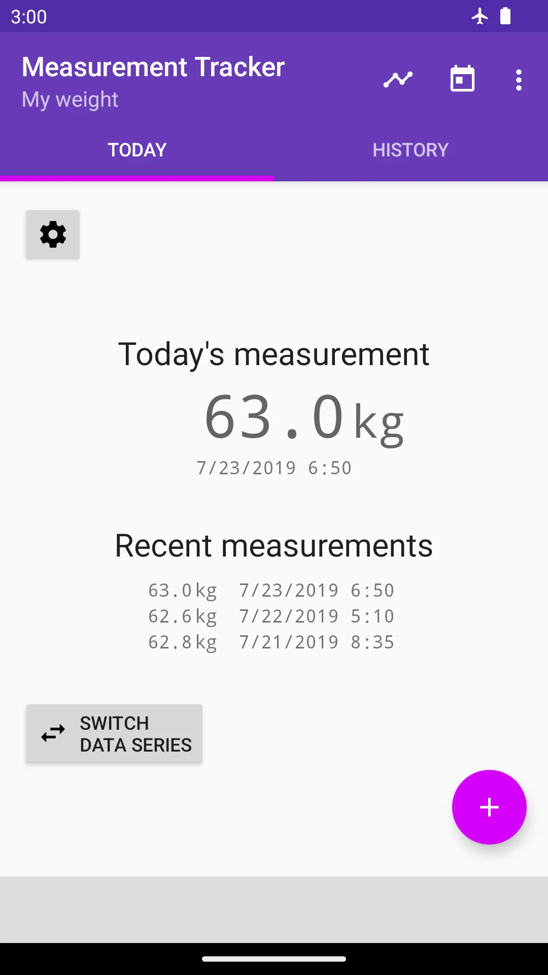 Measurement Tracker | Indus Appstore | Screenshot