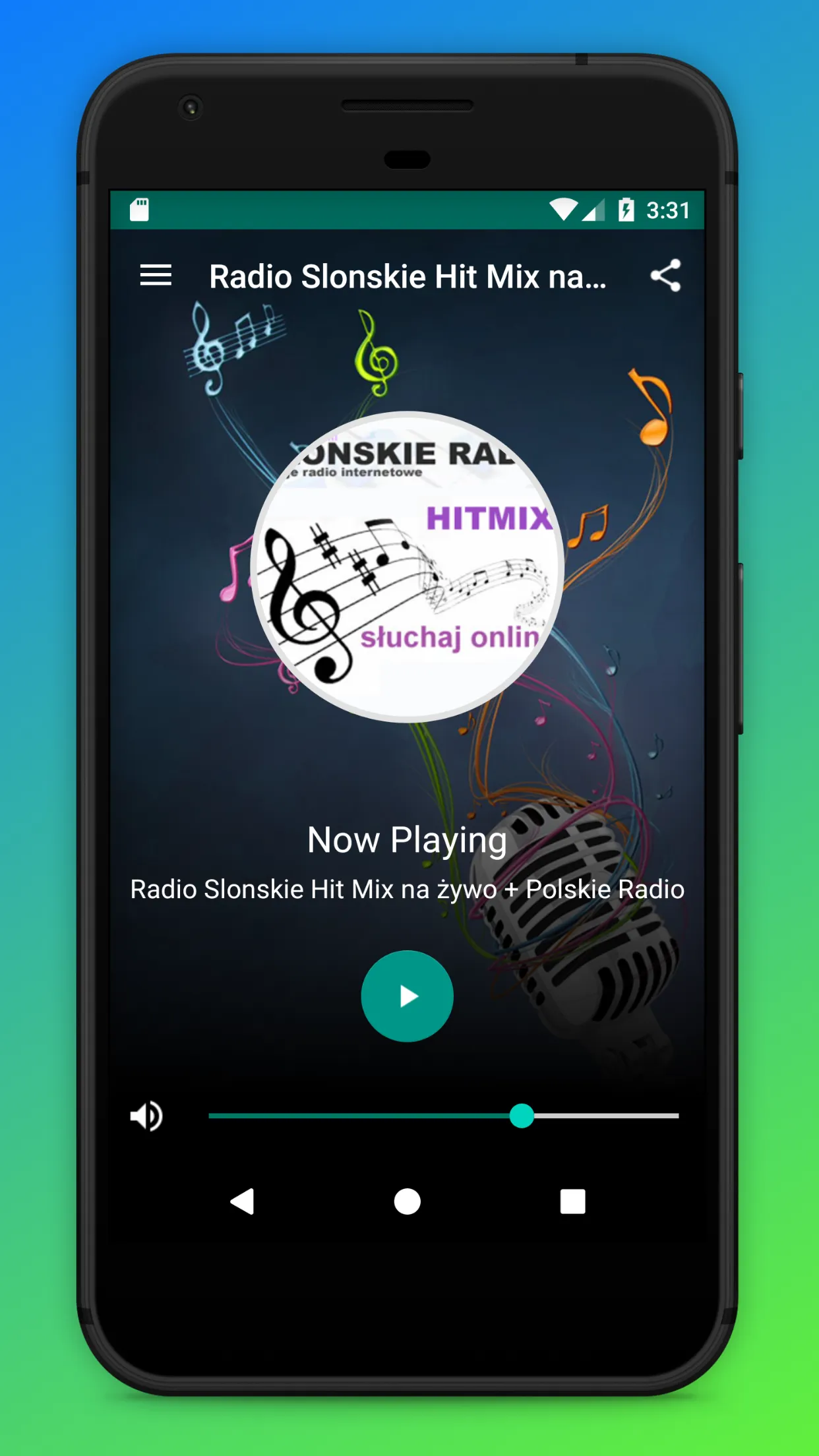 Slonskie Radio Hitmix App PL | Indus Appstore | Screenshot