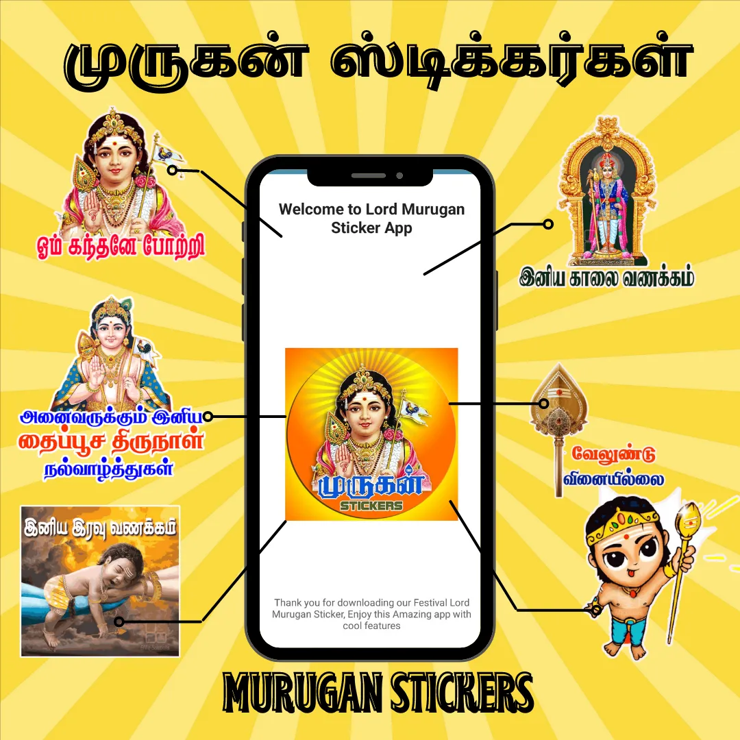 Lord Murugan WAStickers | Indus Appstore | Screenshot