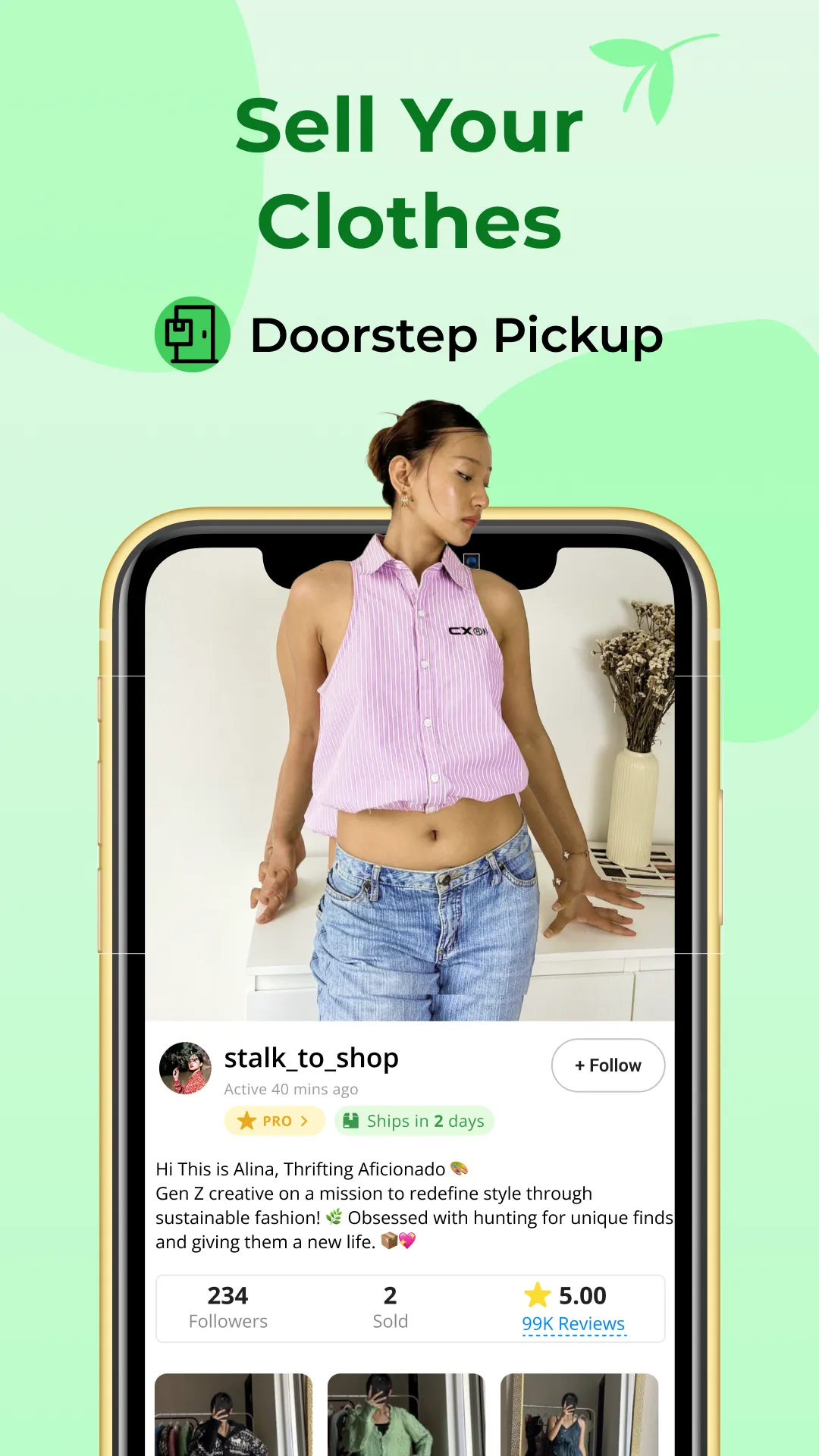 FreeUp: Sell & Buy Clothes | Indus Appstore | Screenshot