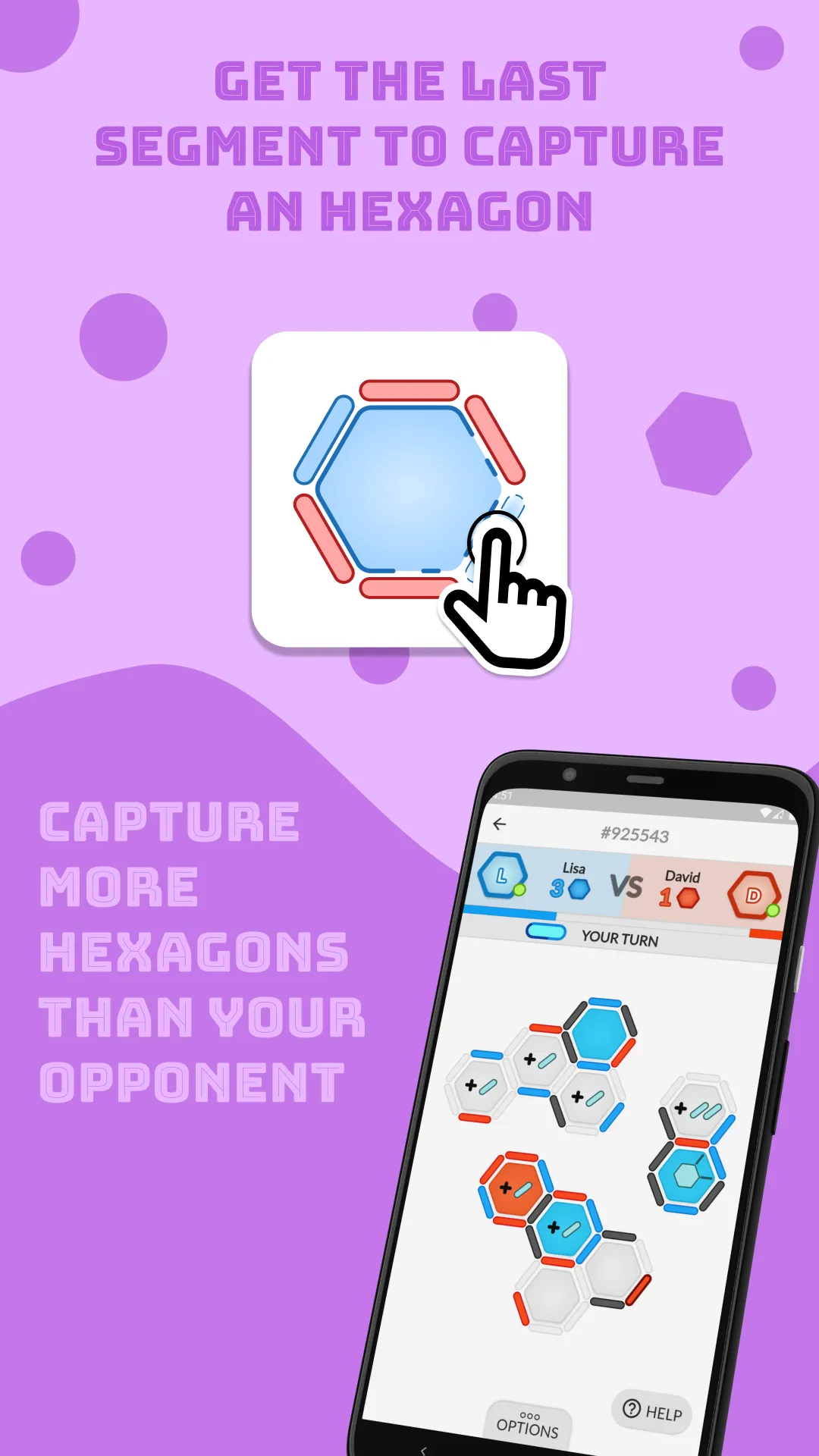 HexaBoard - Catch the hexagons | Indus Appstore | Screenshot