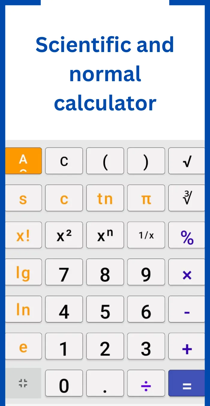 Calculator Scientific pro | Indus Appstore | Screenshot