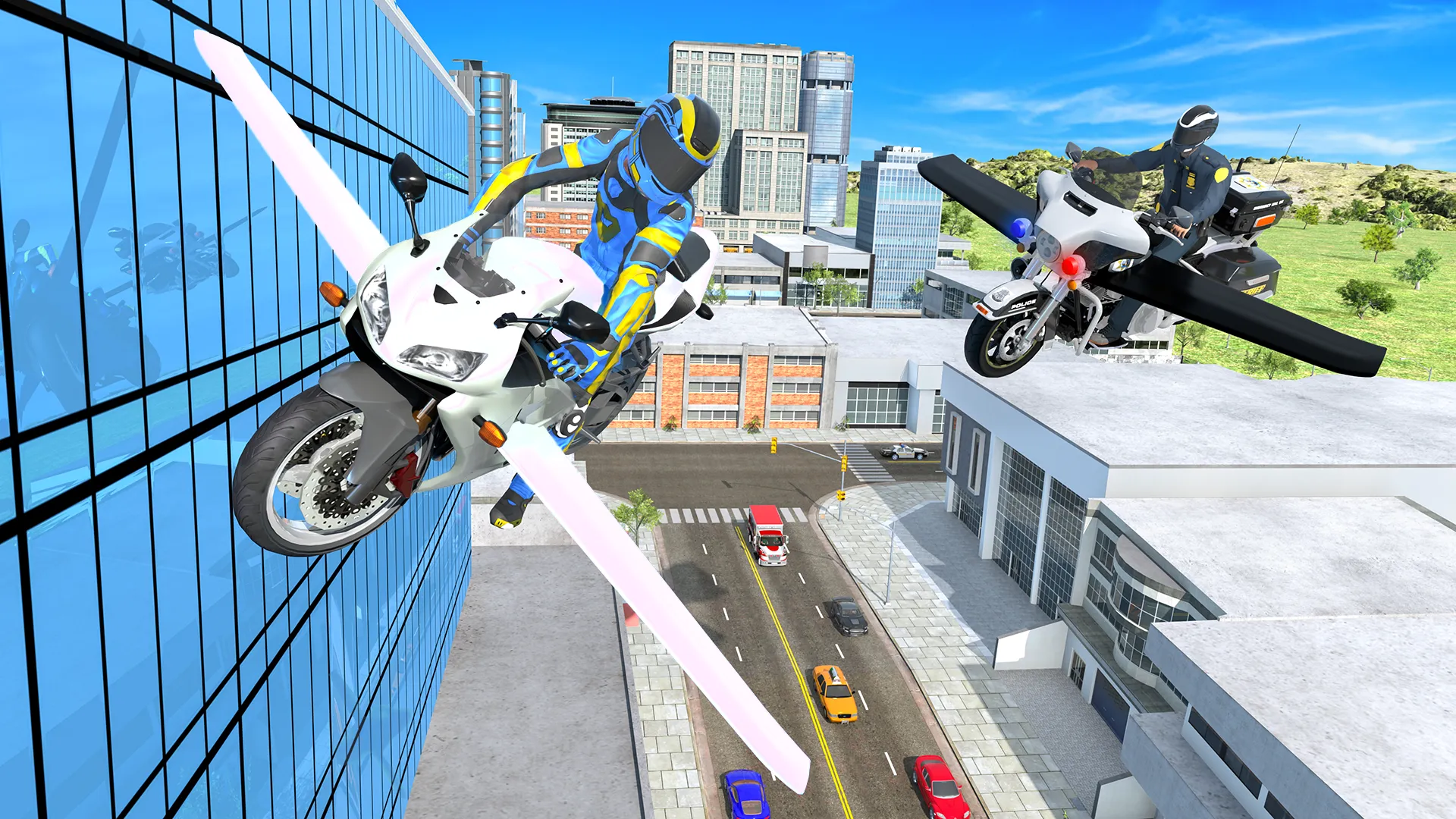 Flying Motorbike Simulator | Indus Appstore | Screenshot