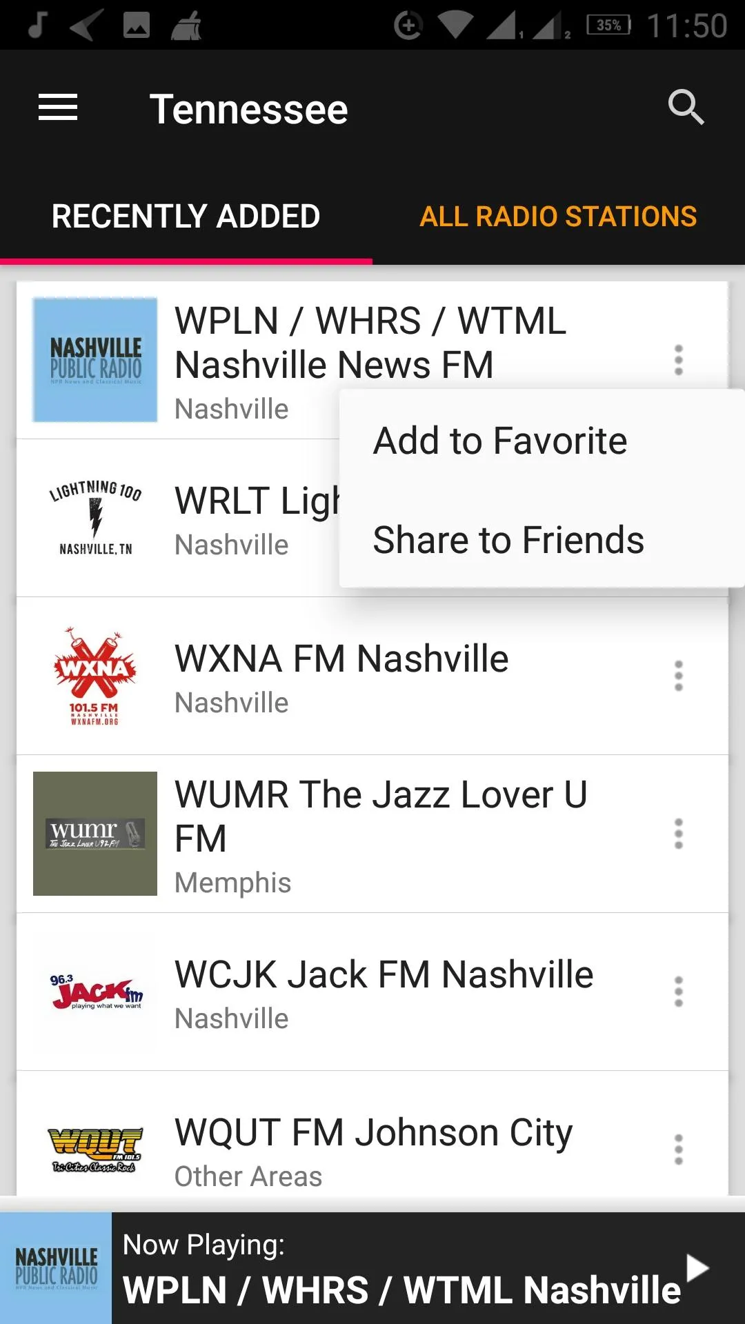 Tennessee Radio Stations - USA | Indus Appstore | Screenshot