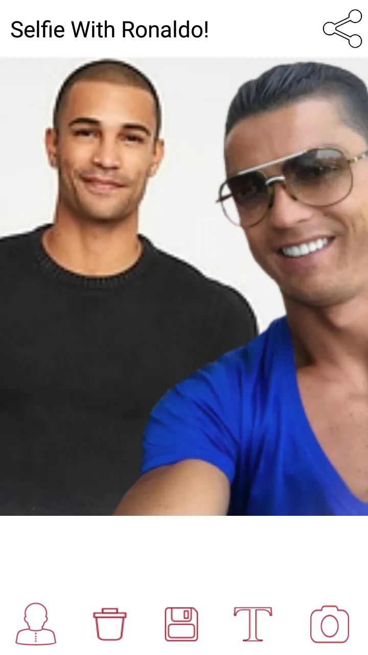 Selfie With Ronaldo! | Indus Appstore | Screenshot