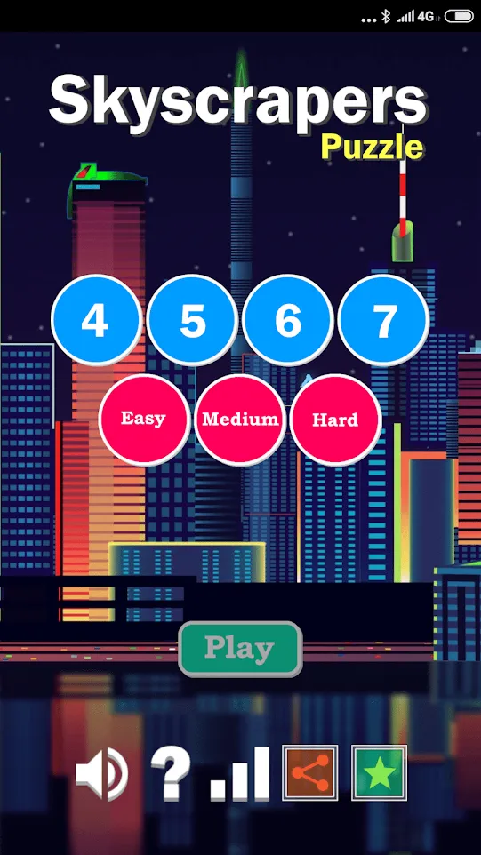 Skyscrapers Puzzle | Indus Appstore | Screenshot