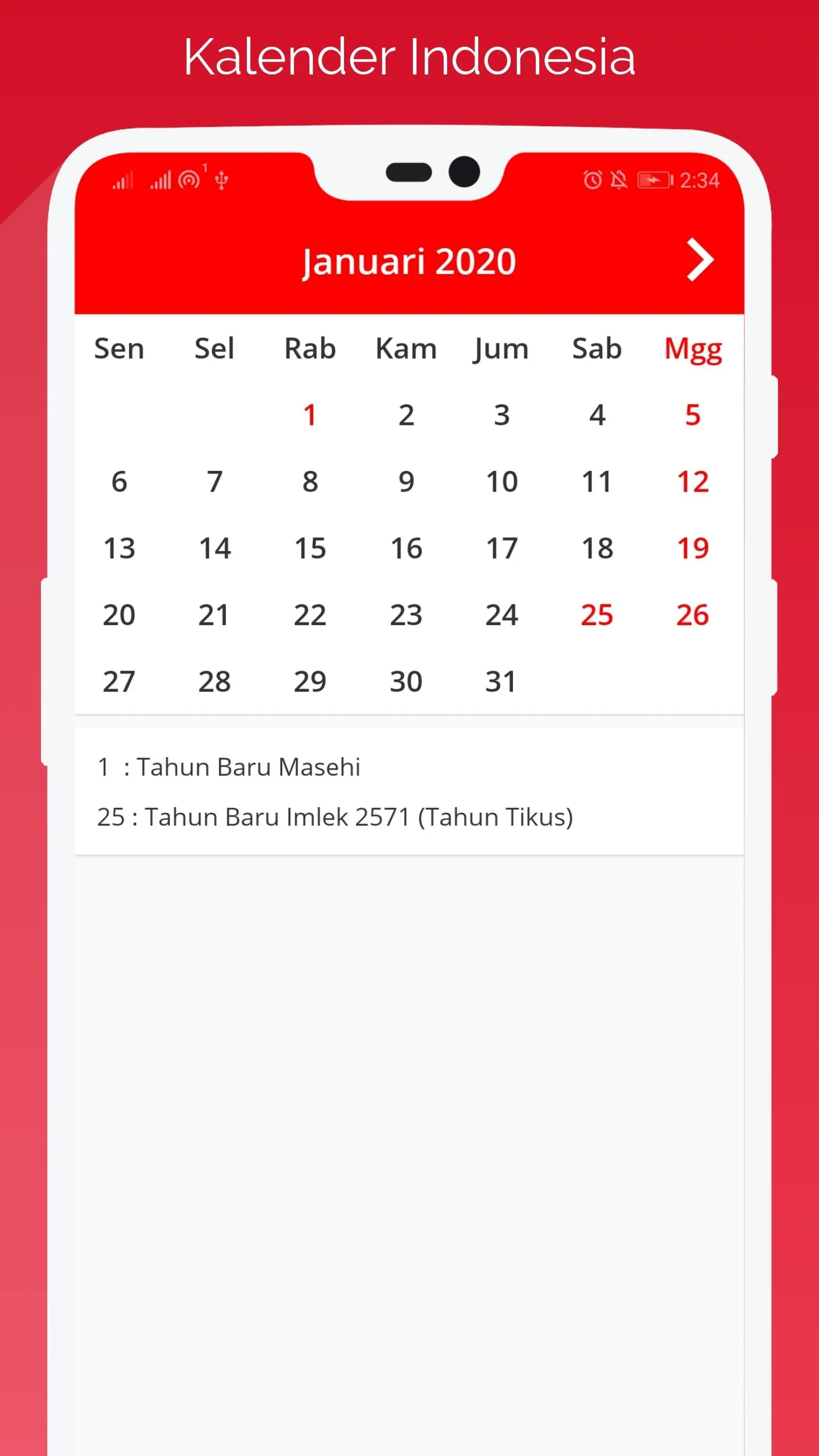 Kalender Indonesia | Indus Appstore | Screenshot