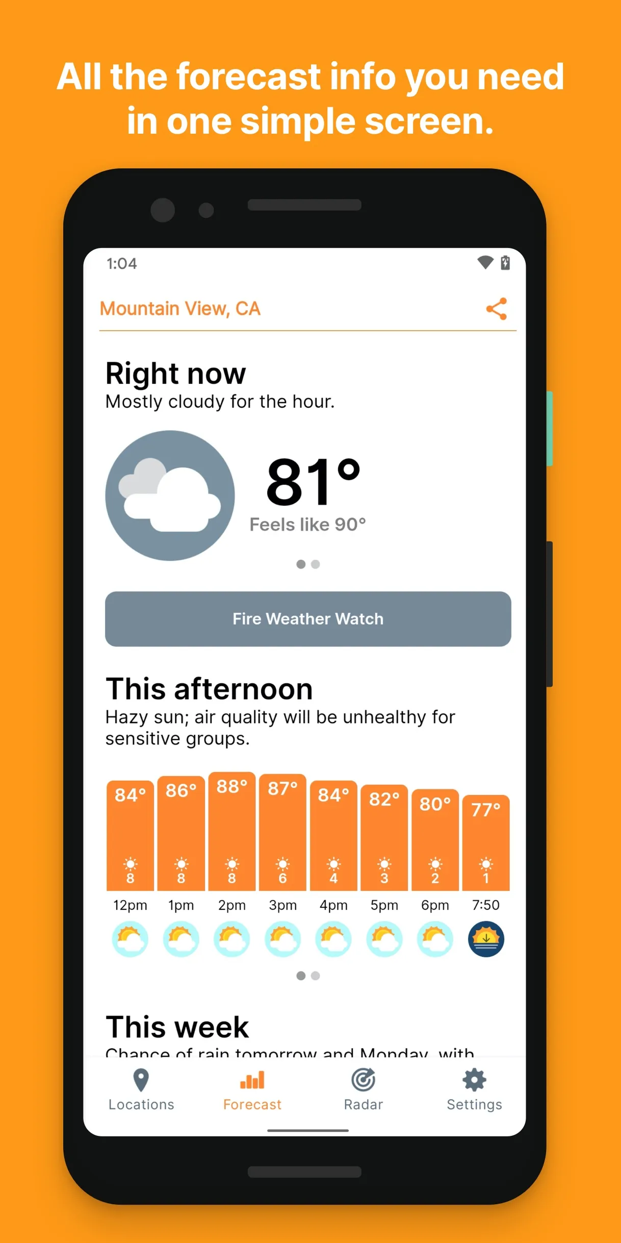 Hello Weather | Indus Appstore | Screenshot