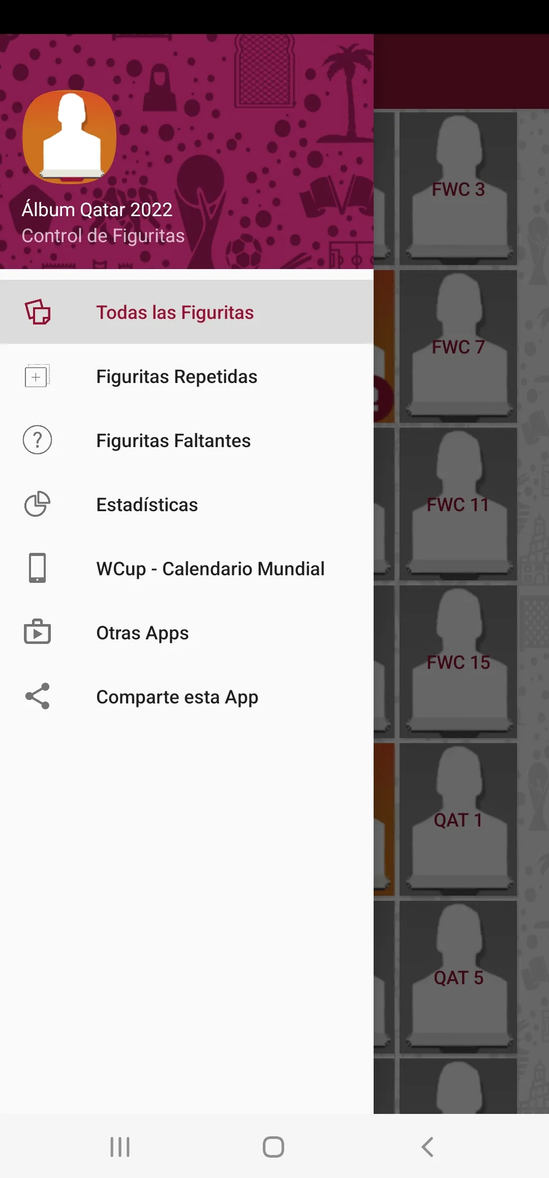 Control Álbum Qatar 2022 | Indus Appstore | Screenshot