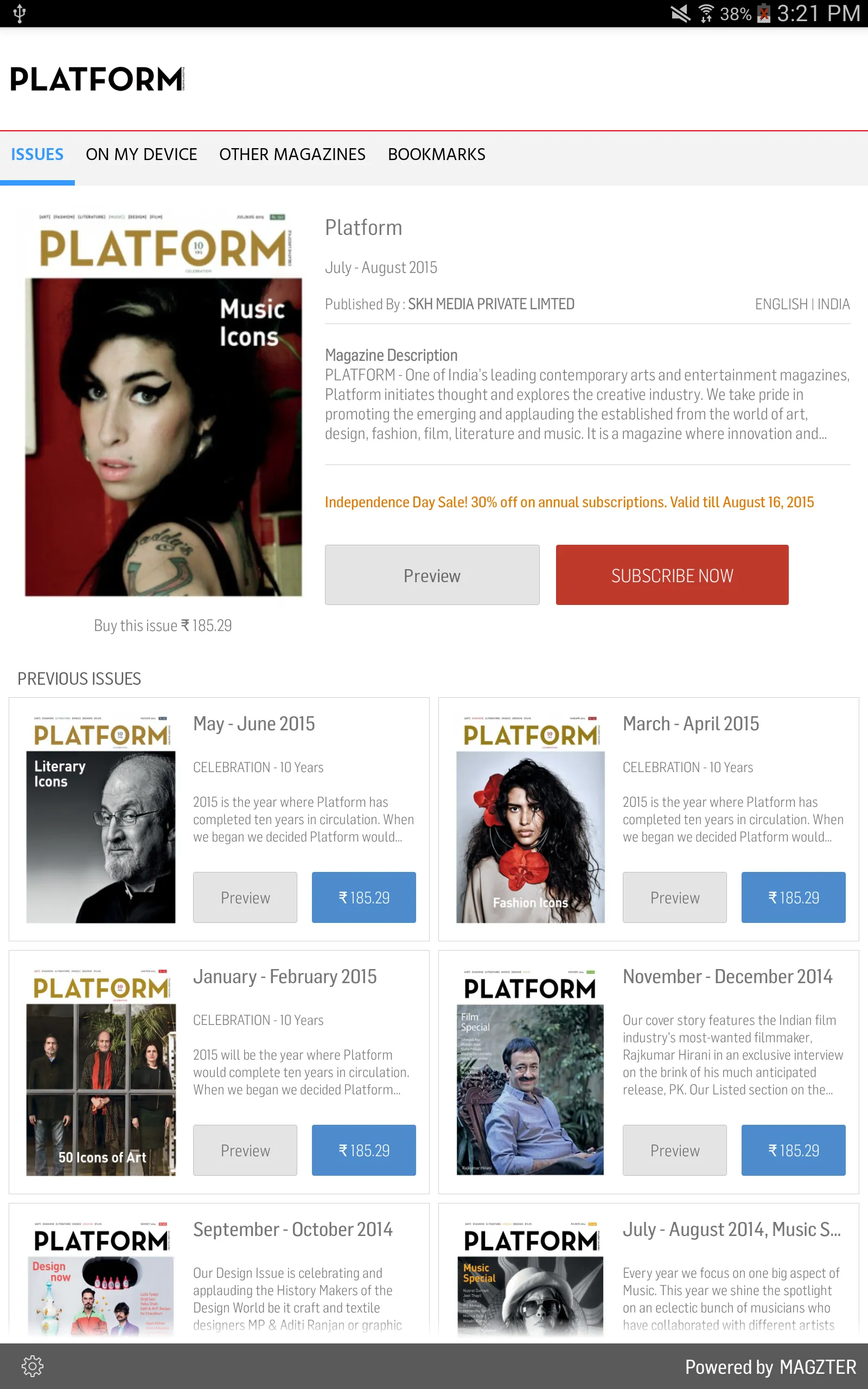 Platform | Indus Appstore | Screenshot