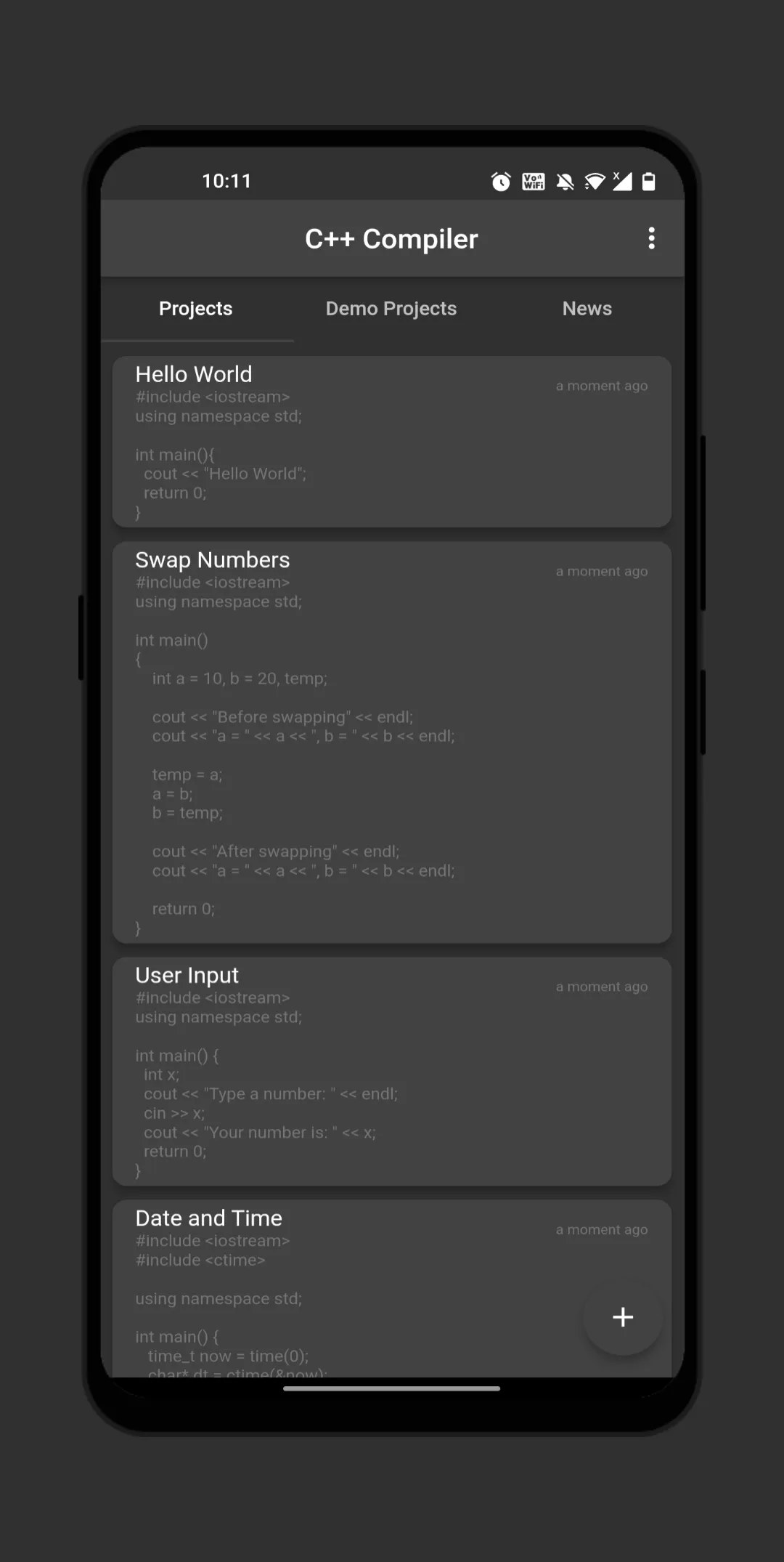 C++ Compiler | Indus Appstore | Screenshot