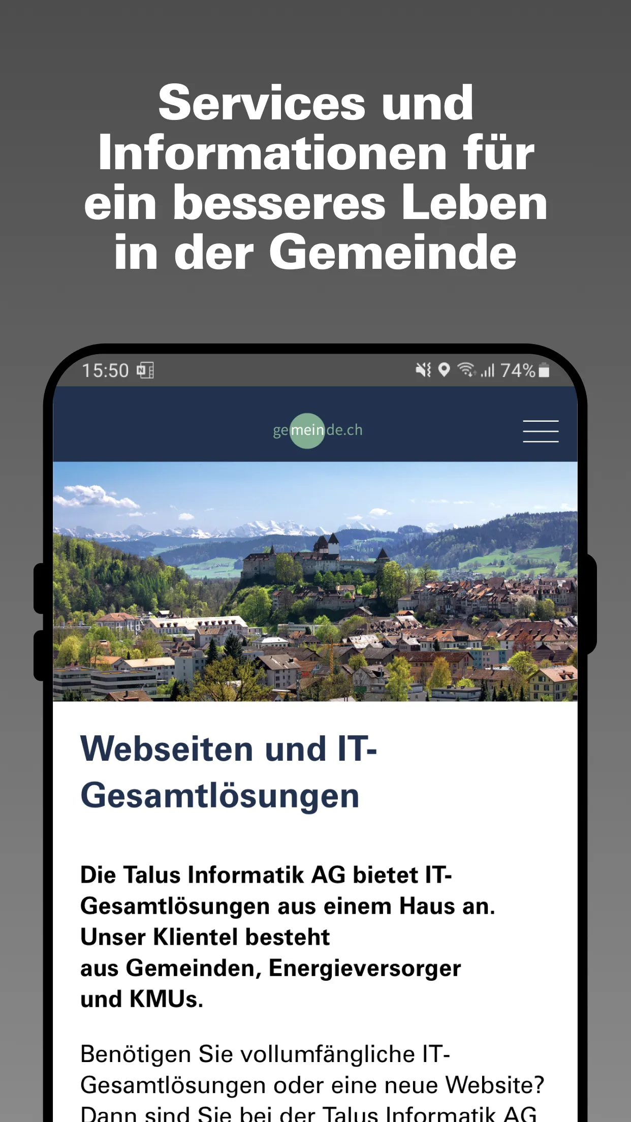 Gemeinde.ch | Indus Appstore | Screenshot