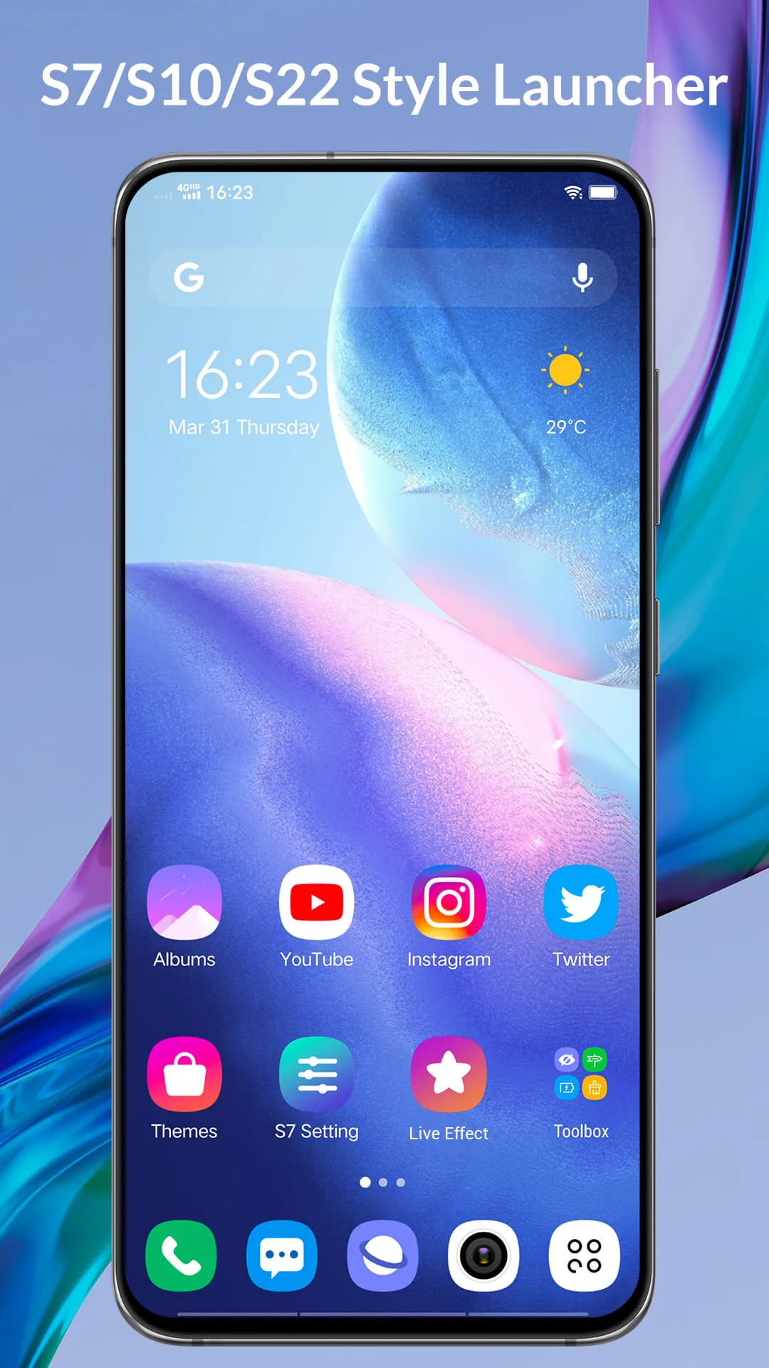 S7/S9/S22 Launcher for GalaxyS | Indus Appstore | Screenshot