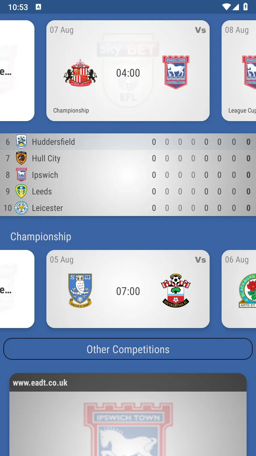 Ipswich Town Fan App | Indus Appstore | Screenshot